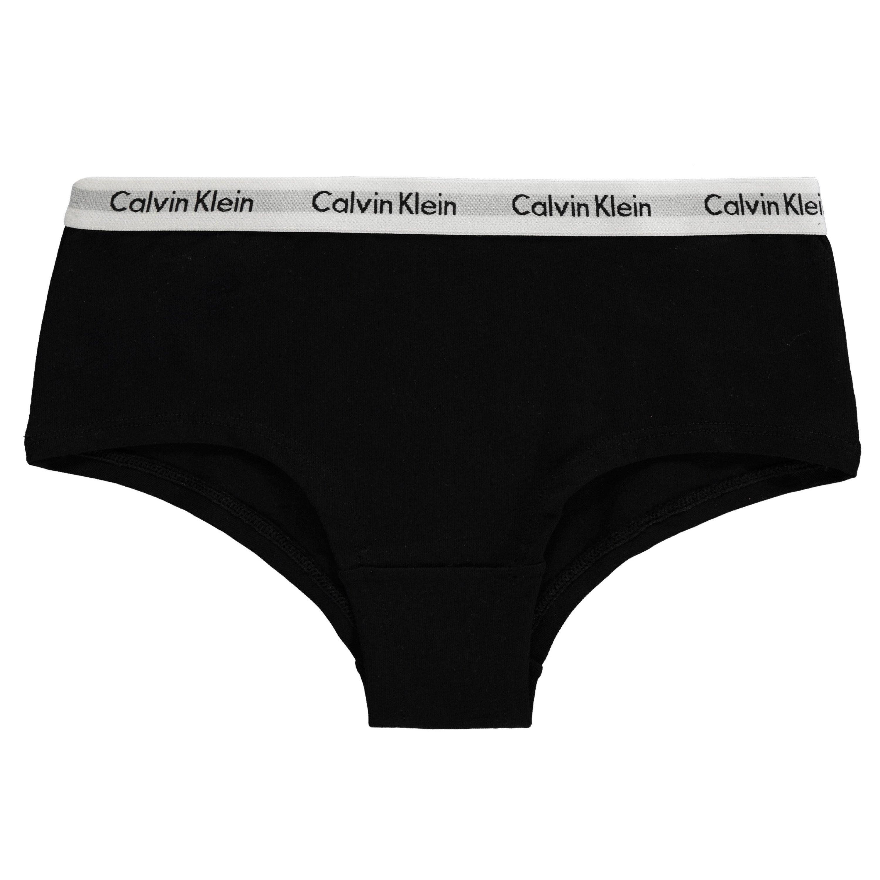 Wht/Blk 908 - Calvin Klein - Calvin 2 Pack Shortie Briefs - 3