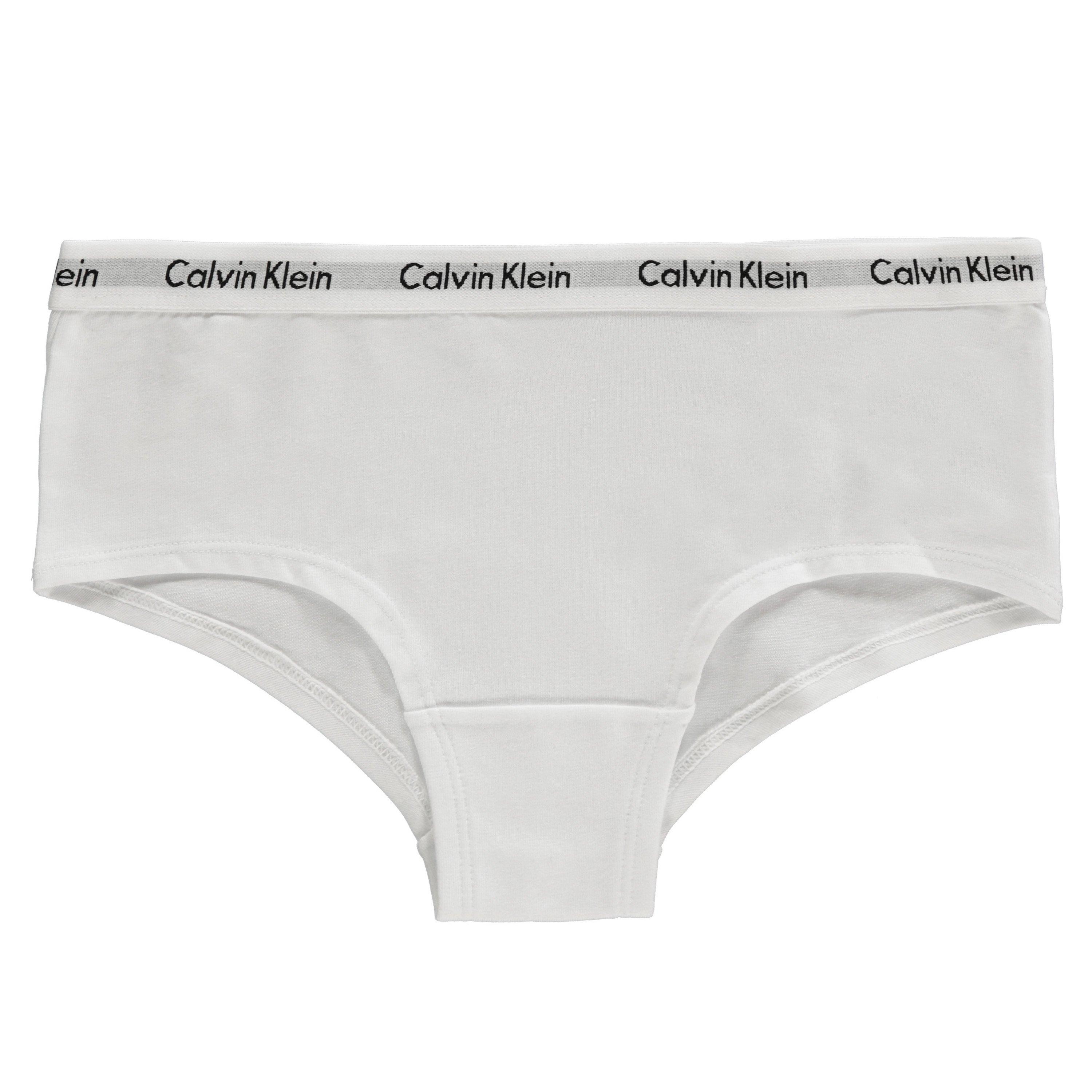 Wht/Blk 908 - Calvin Klein - Calvin 2 Pack Shortie Briefs - 4