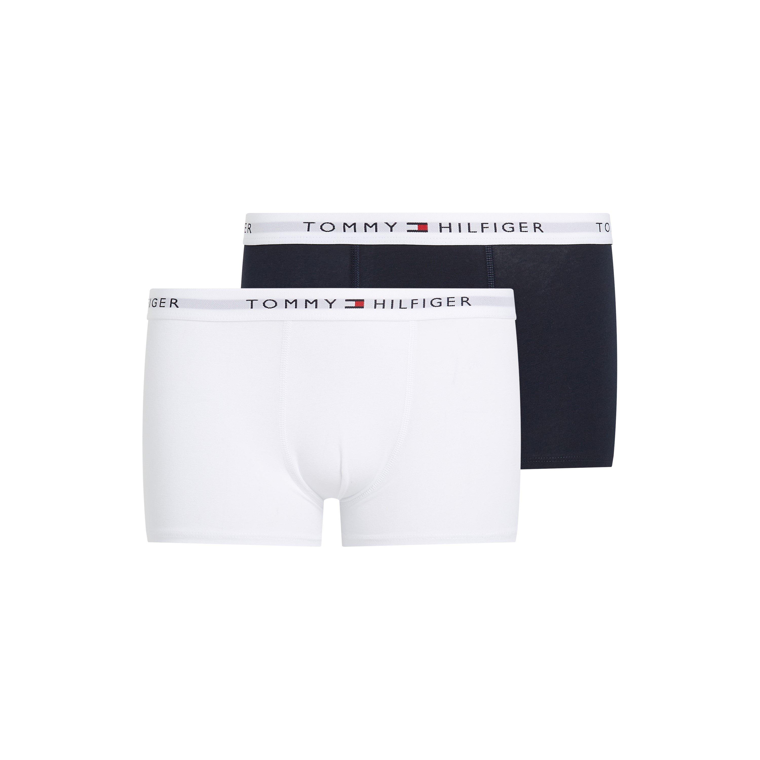 Tommy Hilfiger Boys Kids' Soft Fabric Trunks - Black/White Owu - 14-16Y
