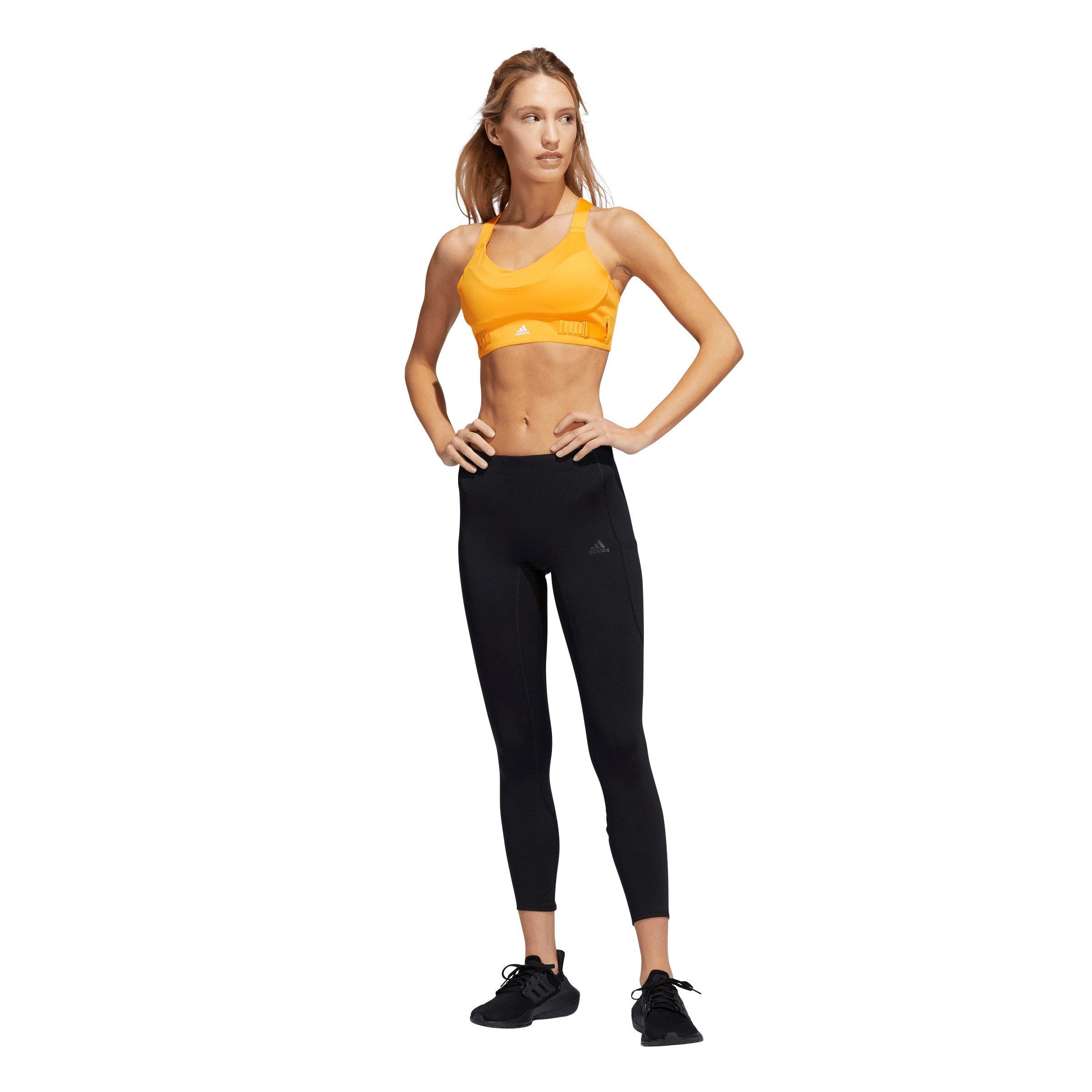 Orarus/Wit - adidas - Fastimpact Luxe Run Support High Impact Sports Bra - 9