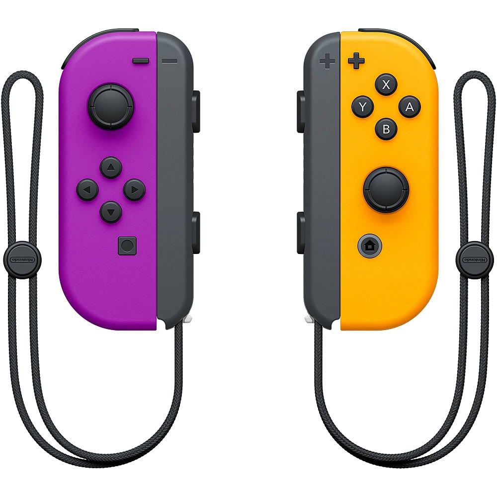 Purple/Orange - Nintendo - Switch Joy-Con Pair: Purple/Orange - 1