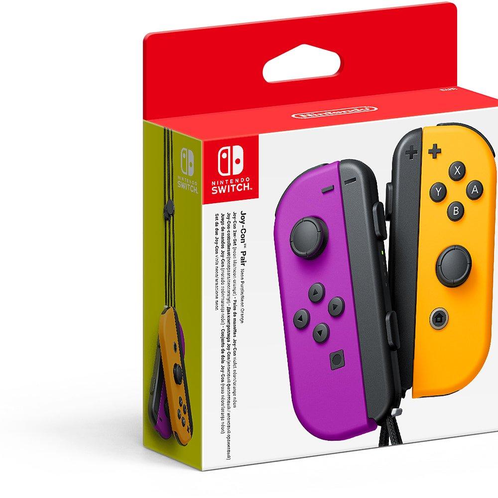Morado/Naranja - Nintendo - Switch Joy-Con Pair: Purple/Orange - 2