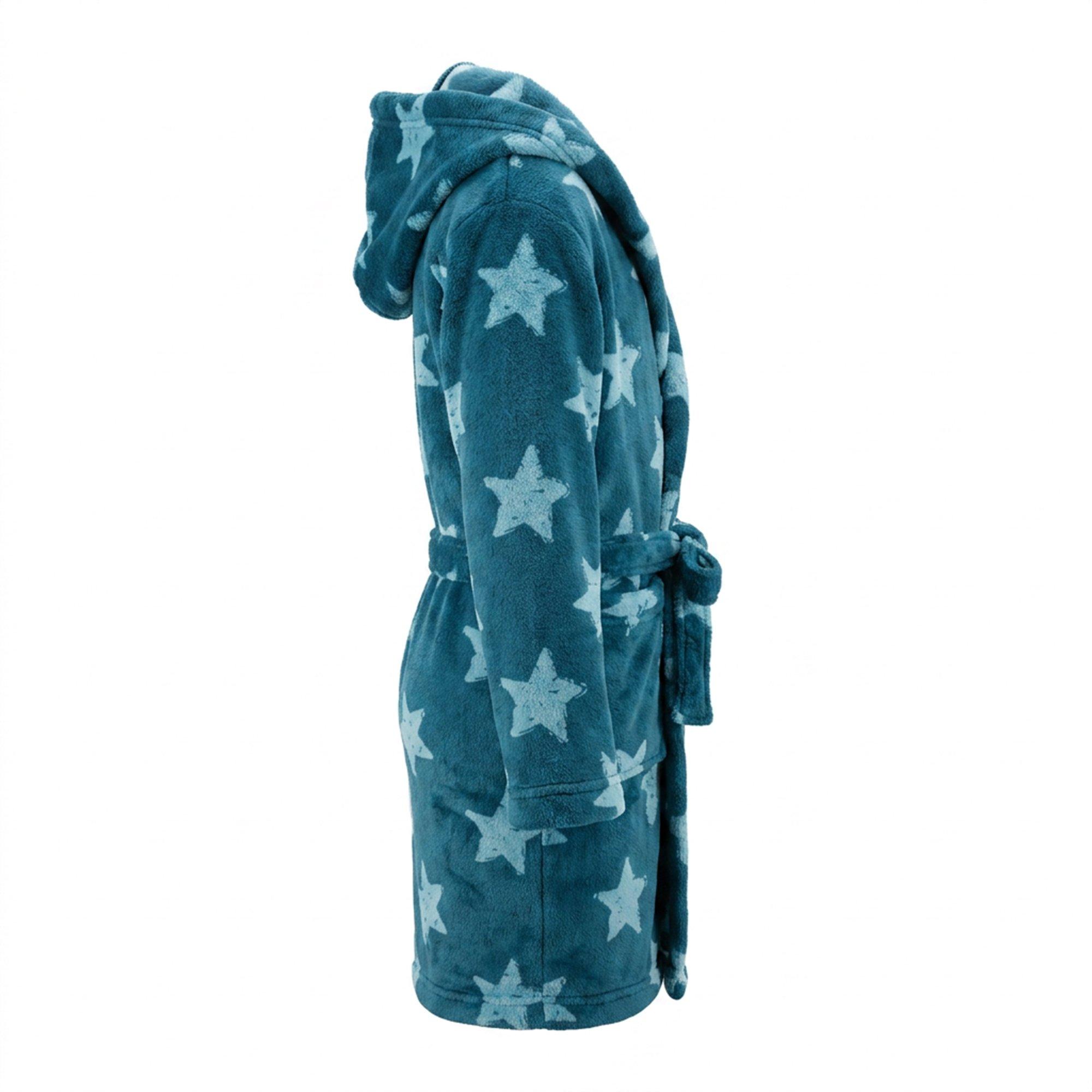 Navy Star - Star - Star Fluffy Gown Jn64 - 2