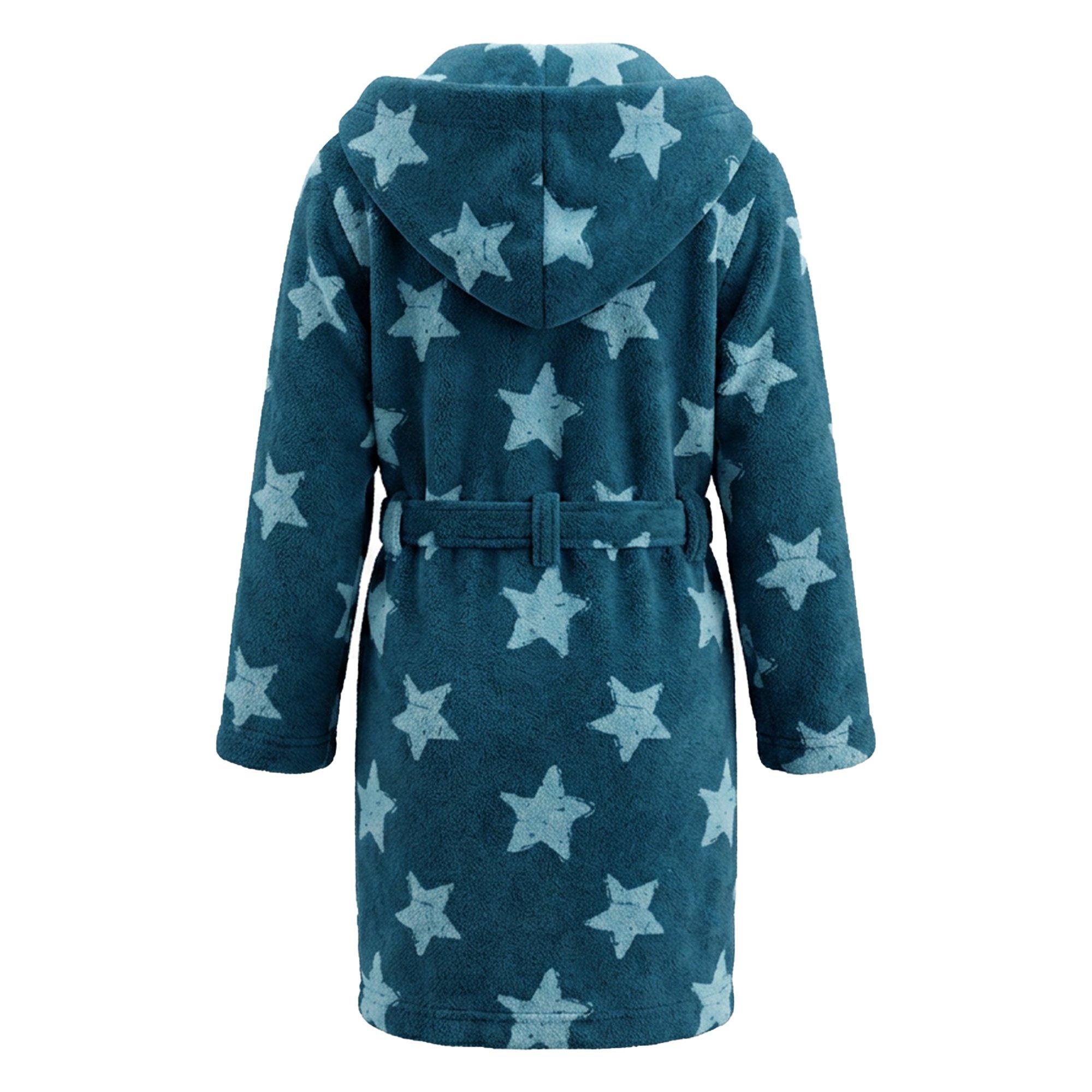 Navy Star - Star - Star Fluffy Gown Jn64 - 3