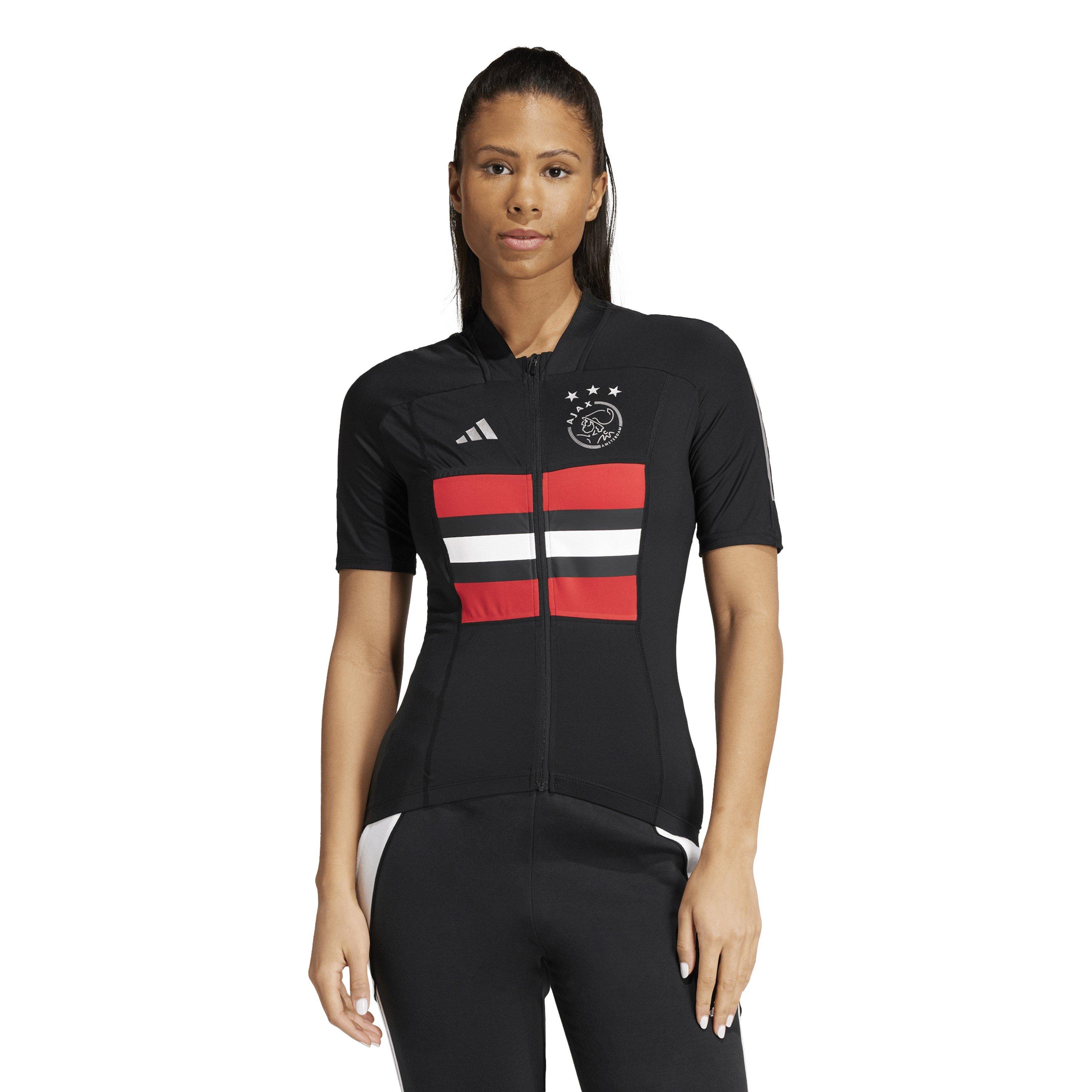 Black - adidas - Ajax Cycling Shirt Womens - 3