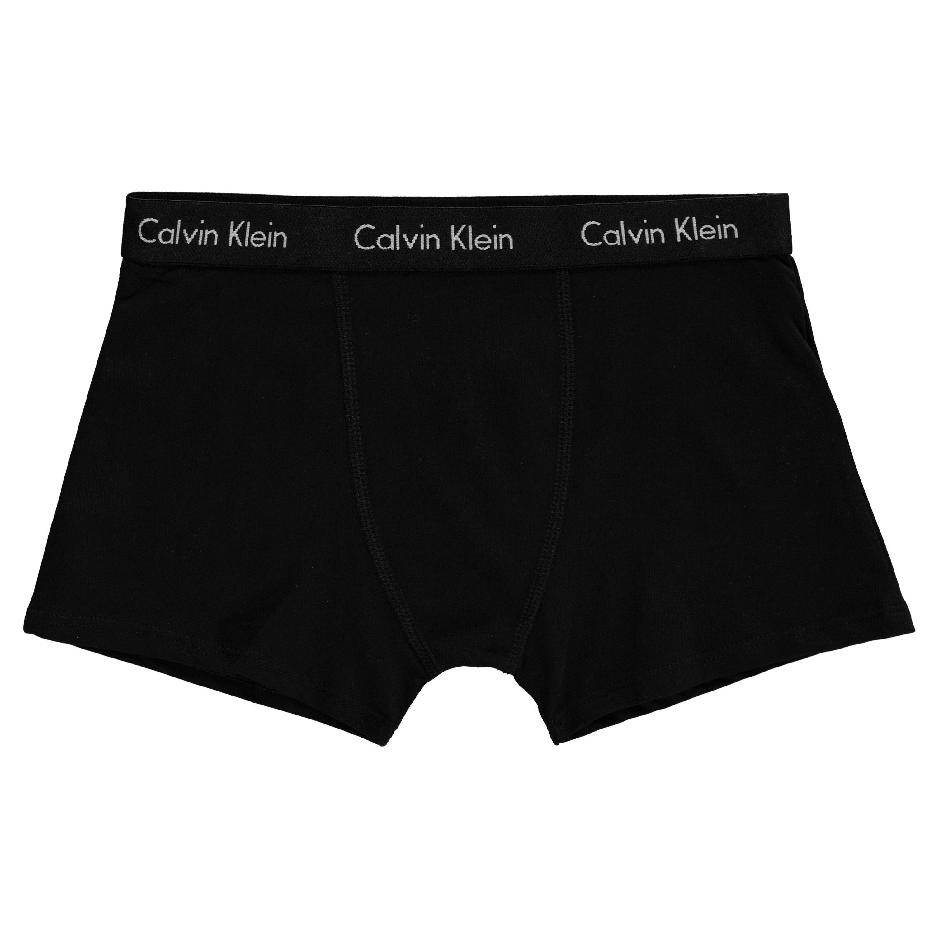 Blk/Blk 002 - Calvin Klein - 2 Pack AOP Boxer Shorts - 4