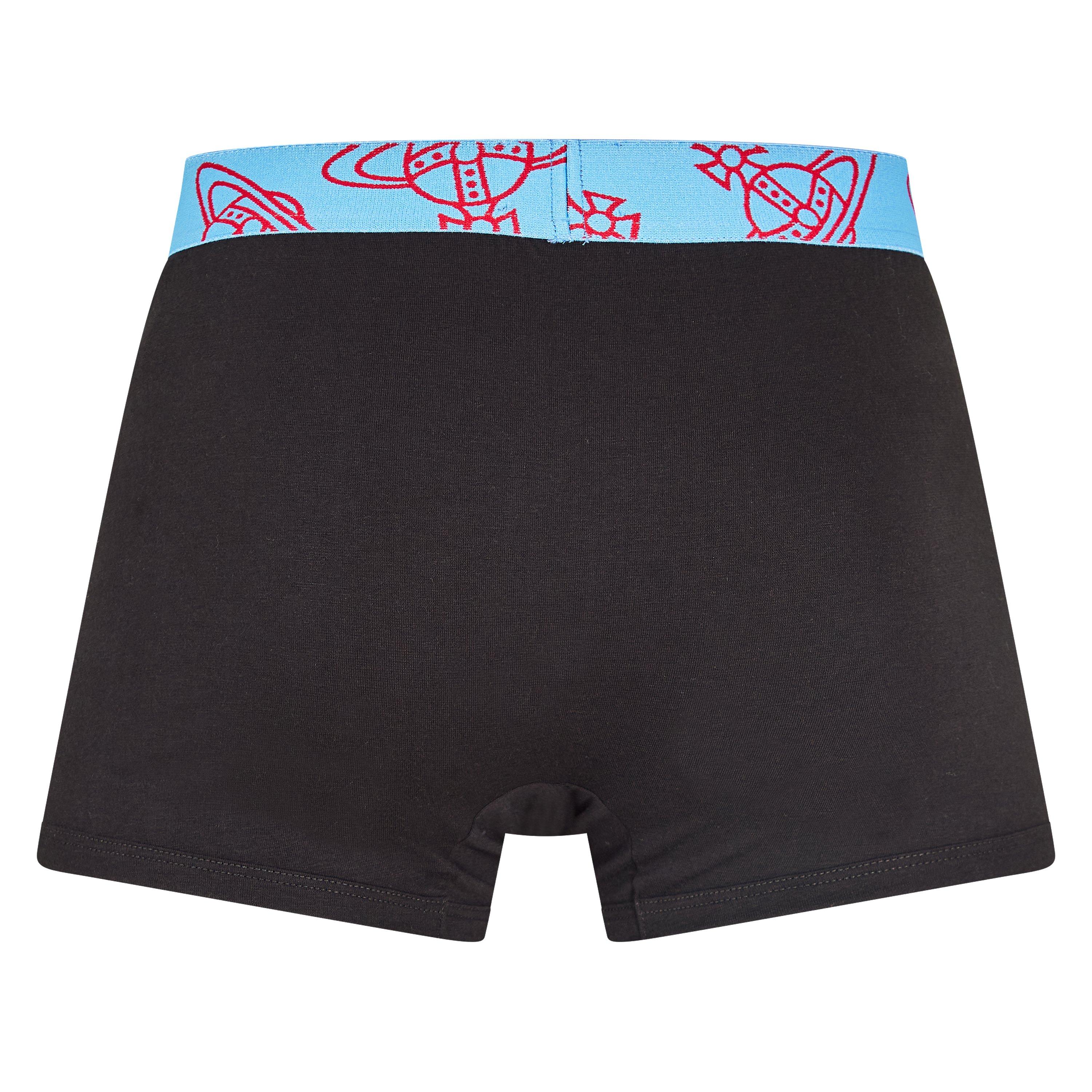 Blue/Black - Vivienne Westwood - Men's Two Pack Boxer Briefs - 2