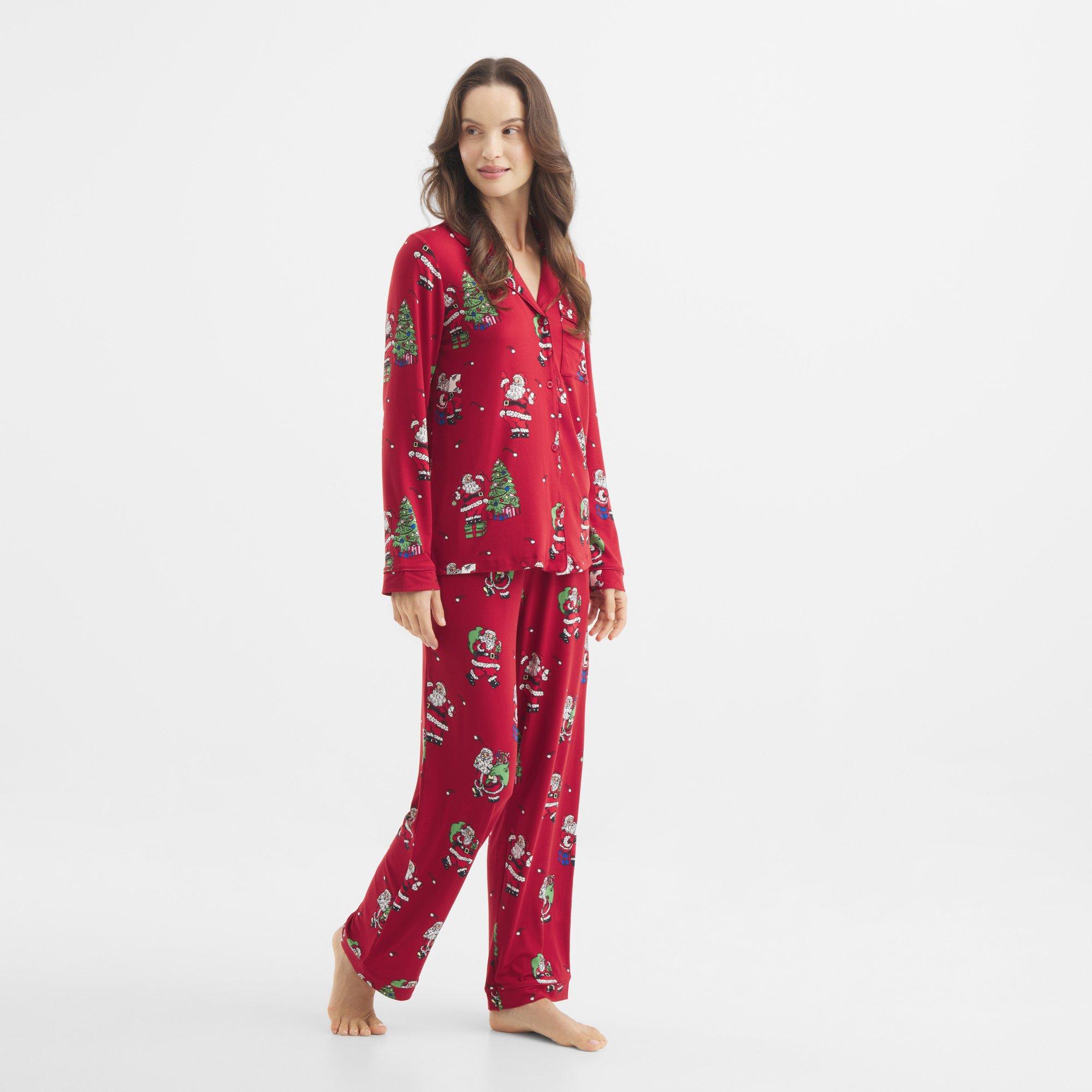 Red Santa - Chelsea Peers - Women's Chelsea Christmas Long Sleeve Pyjama Set - 6