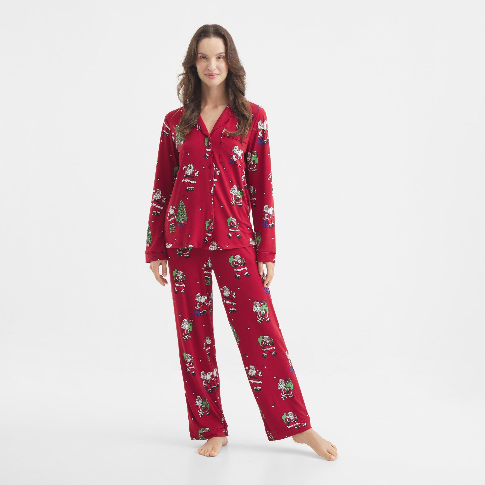 Red Santa - Chelsea Peers - Women's Chelsea Christmas Long Sleeve Pyjama Set - 7