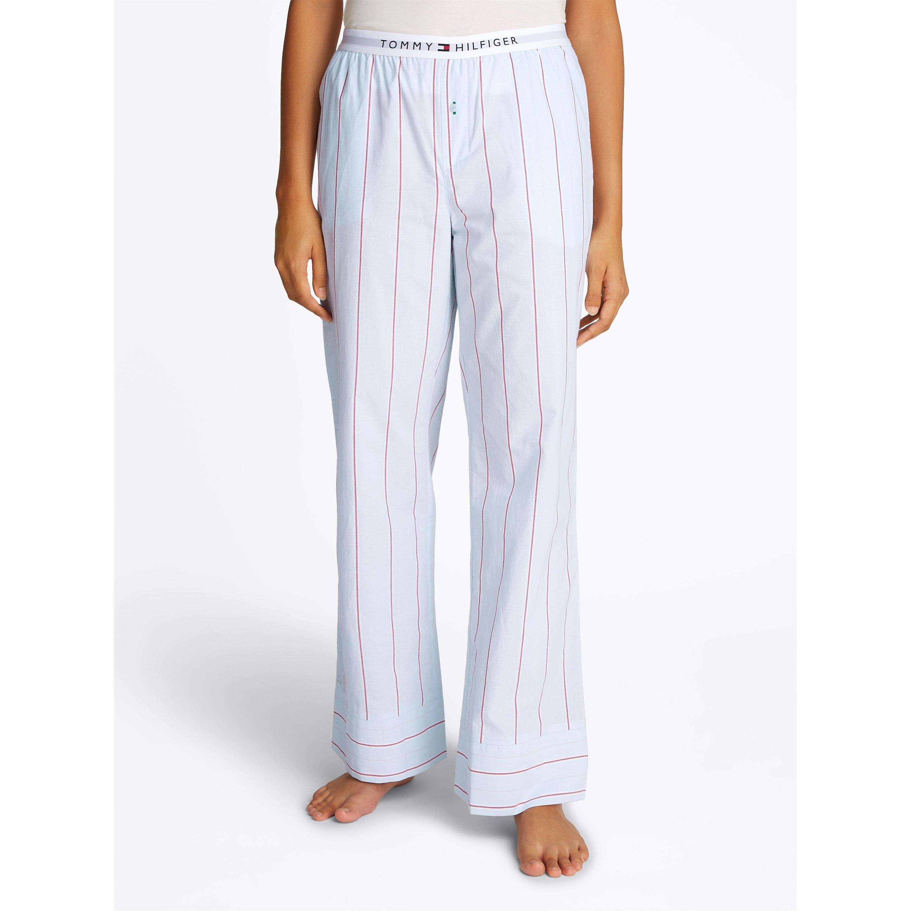 Strp Swt Blu - Tommy Hilfiger - Women's Poplin Pyjama Trousers - 2