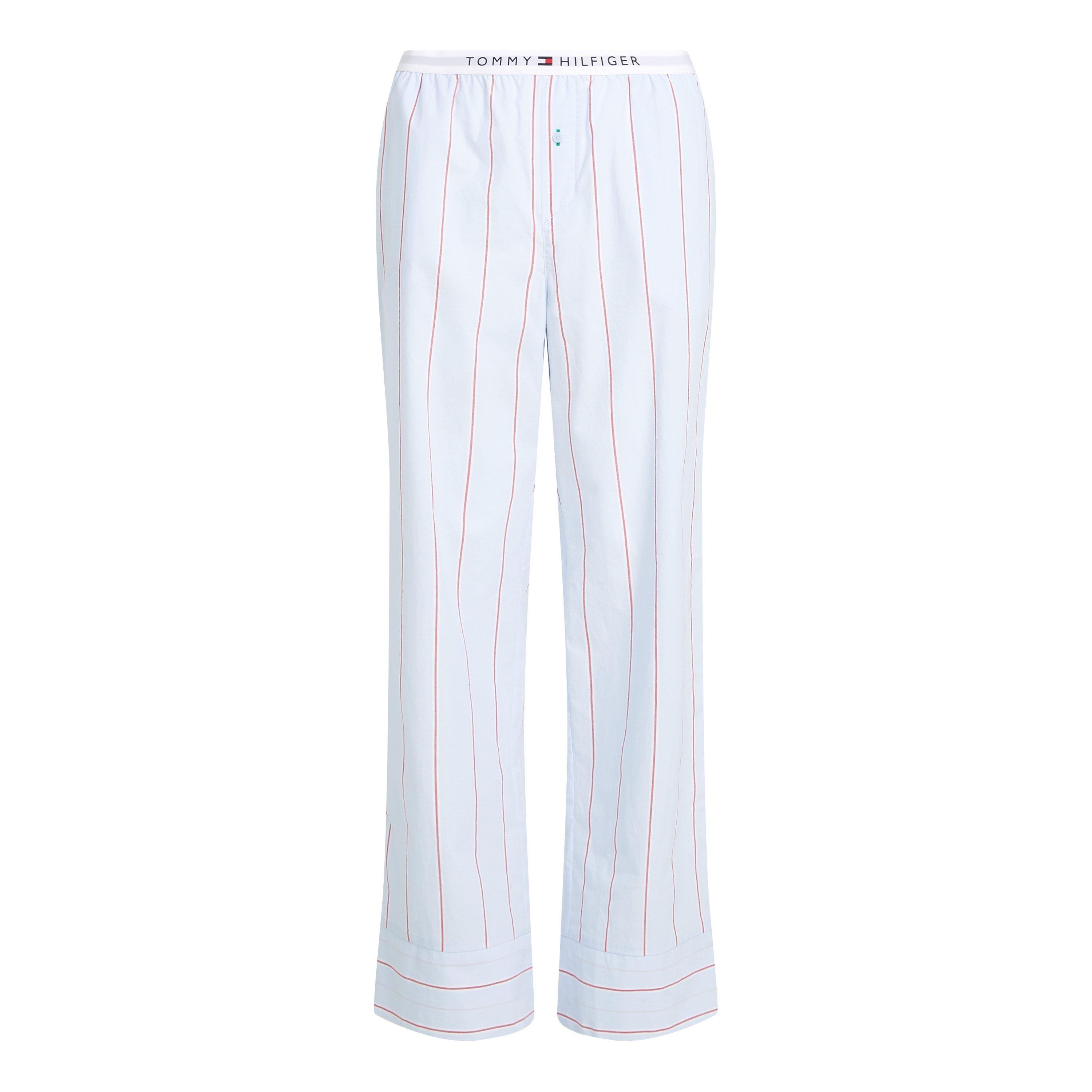 Strp Swt Blu - Tommy Hilfiger - Women's Poplin Pyjama Trousers - 5