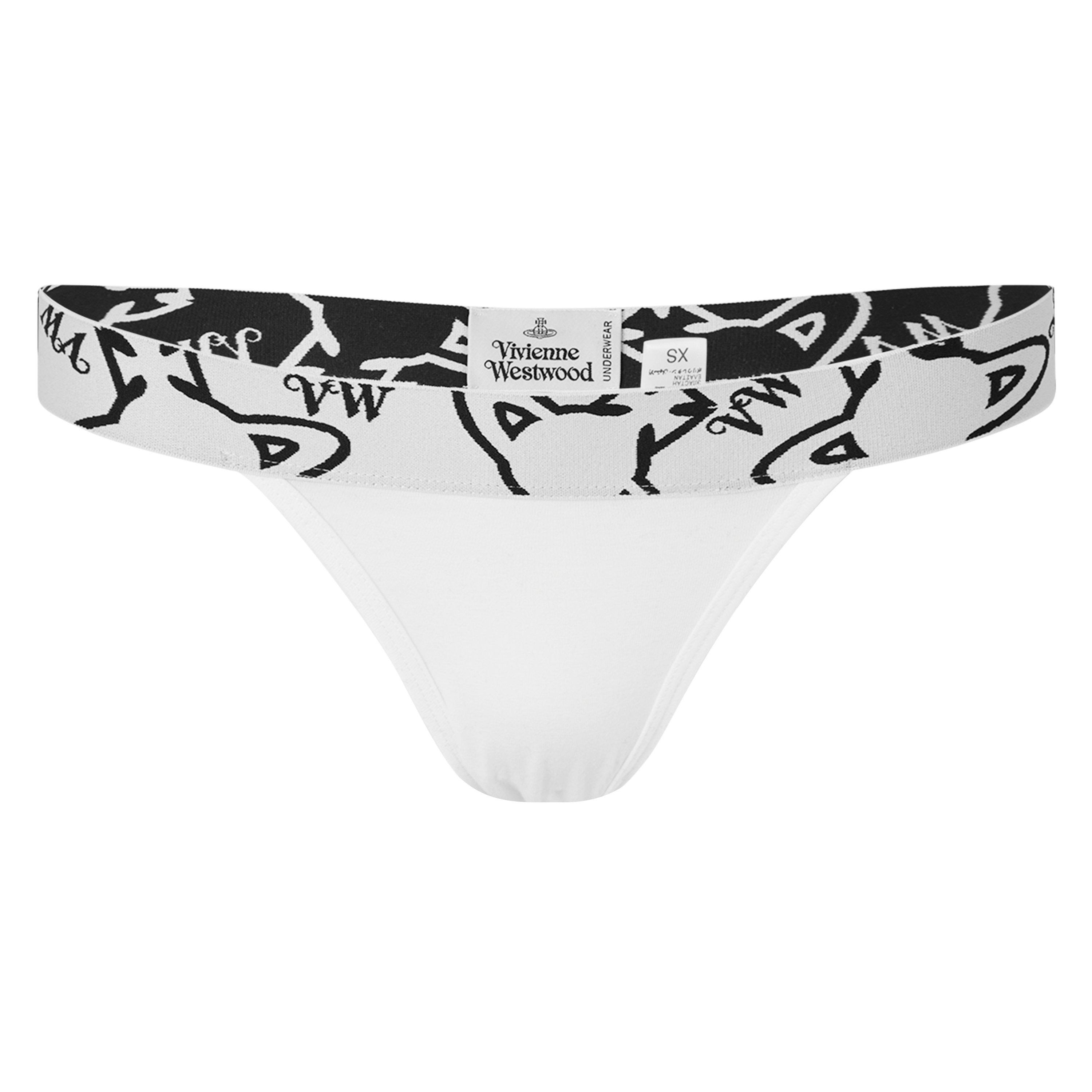 White A401 - Vivienne Westwood - Orb Thong - 4