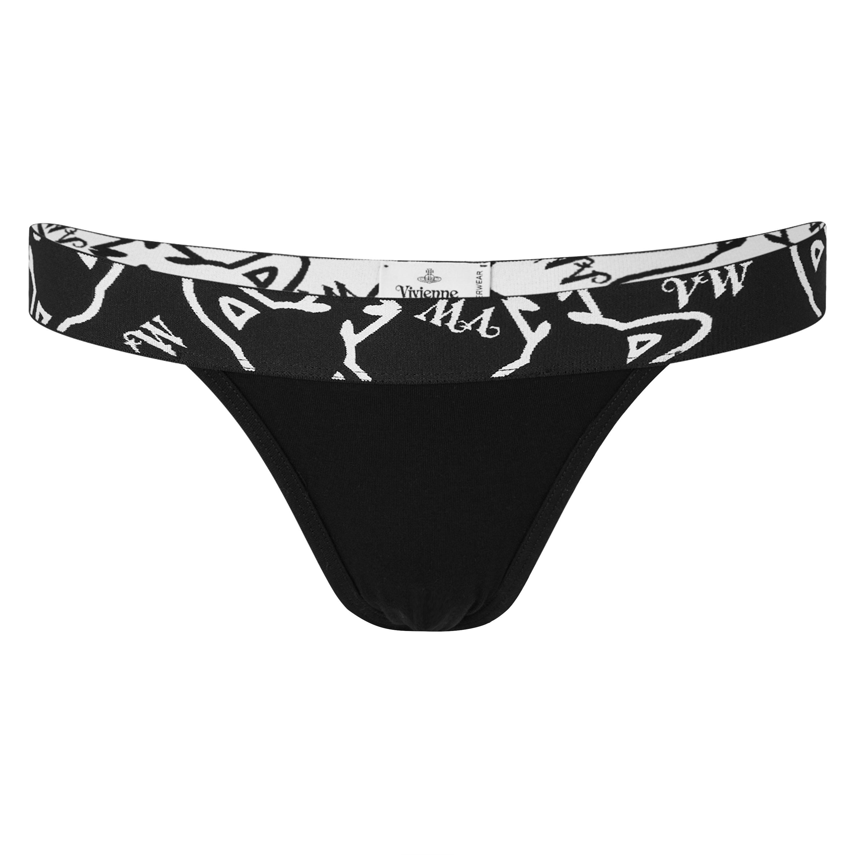 Black N401 - Vivienne Westwood - Orb Thong - 4