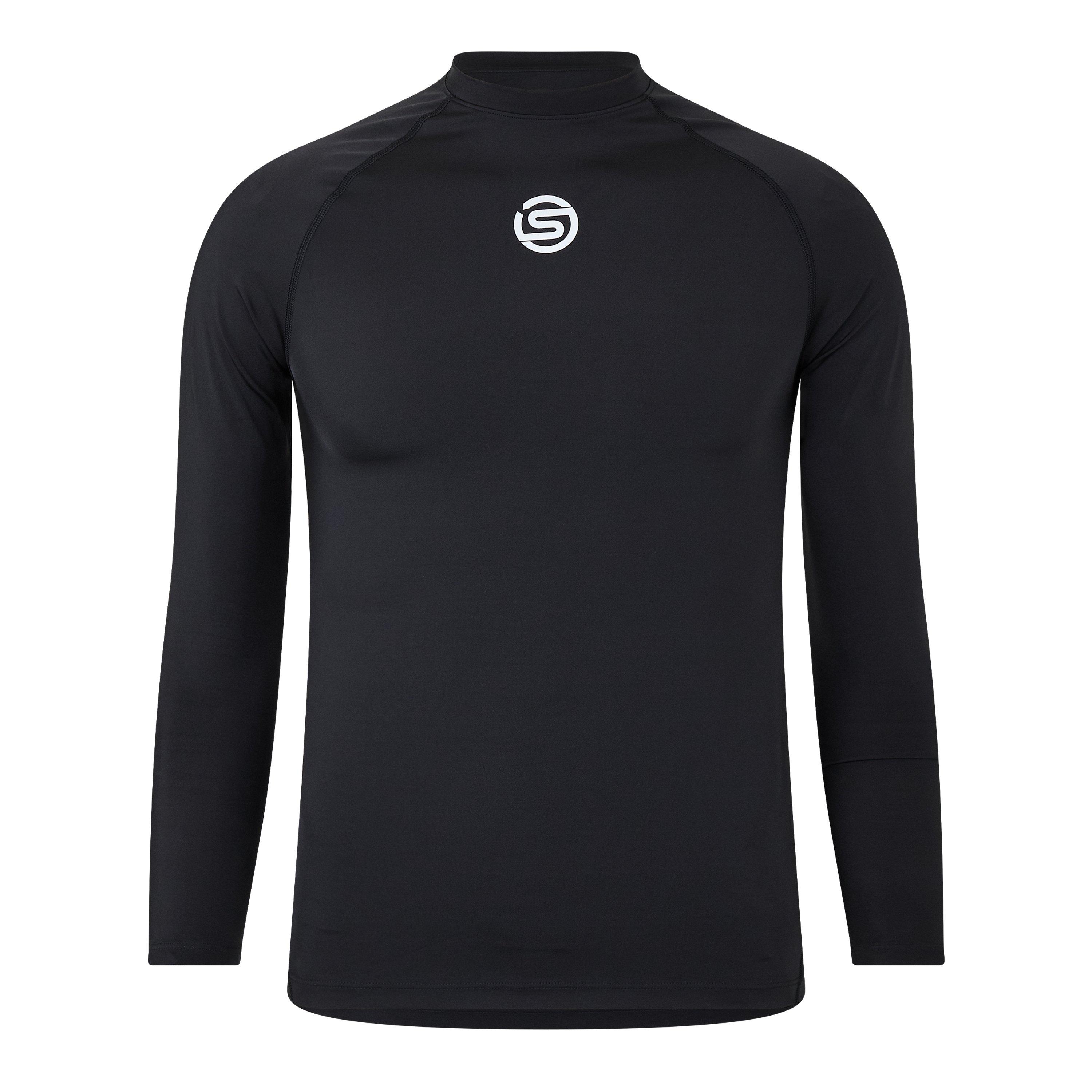 Preto - Skins - Men's Series1 Long-Sleeve Baselayer Top - 1
