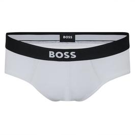 Boss Three pack of logo waistband briefs