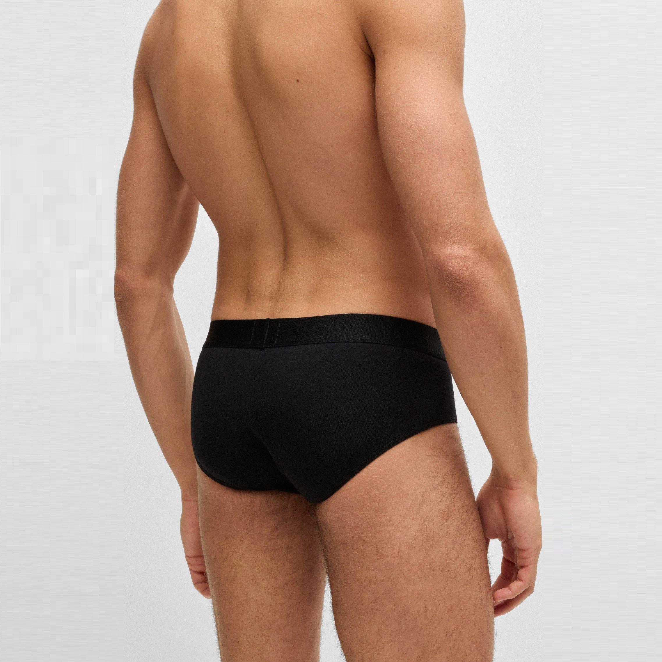 Black 001 - Boss - Mens BOSS Bodywear Logo Waistband Briefs - 5
