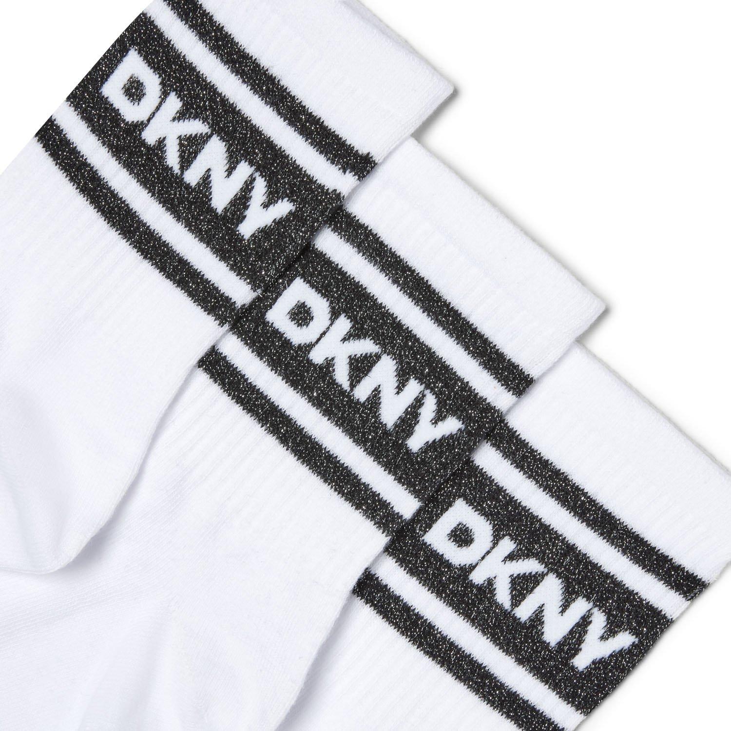 White - DKNY - 3 pack Womens Sport Socks Lyra - 4