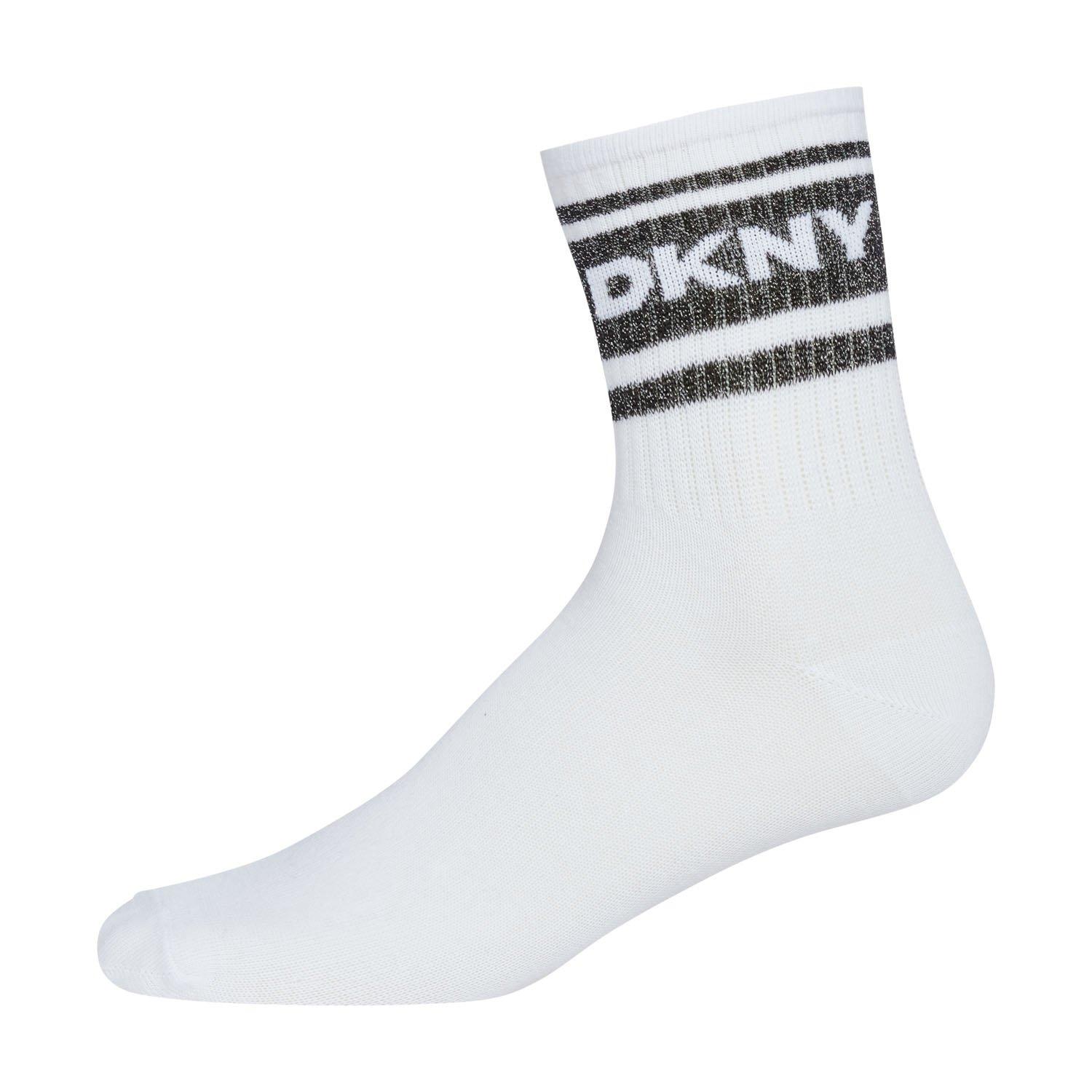 Black/White - DKNY - 3 pack Womens Sport Socks Lyra - 3