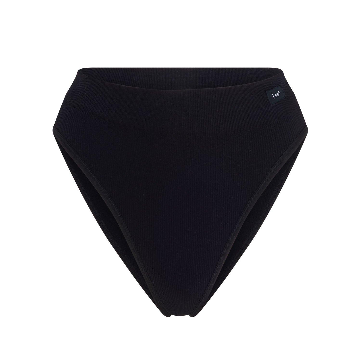 Black/White - Lee - Flora High Waist Brief - 2