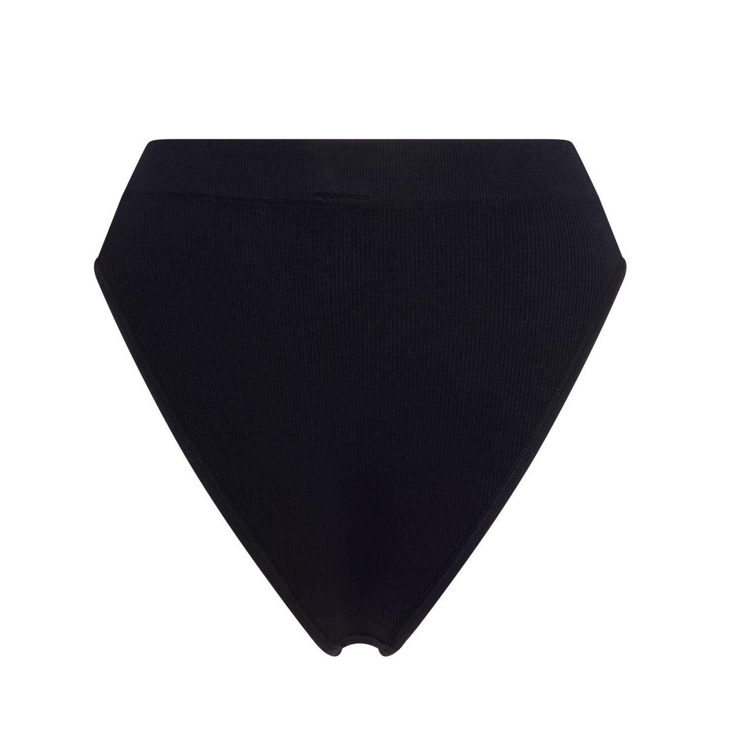 Black/White - Lee - Flora High Waist Brief - 3