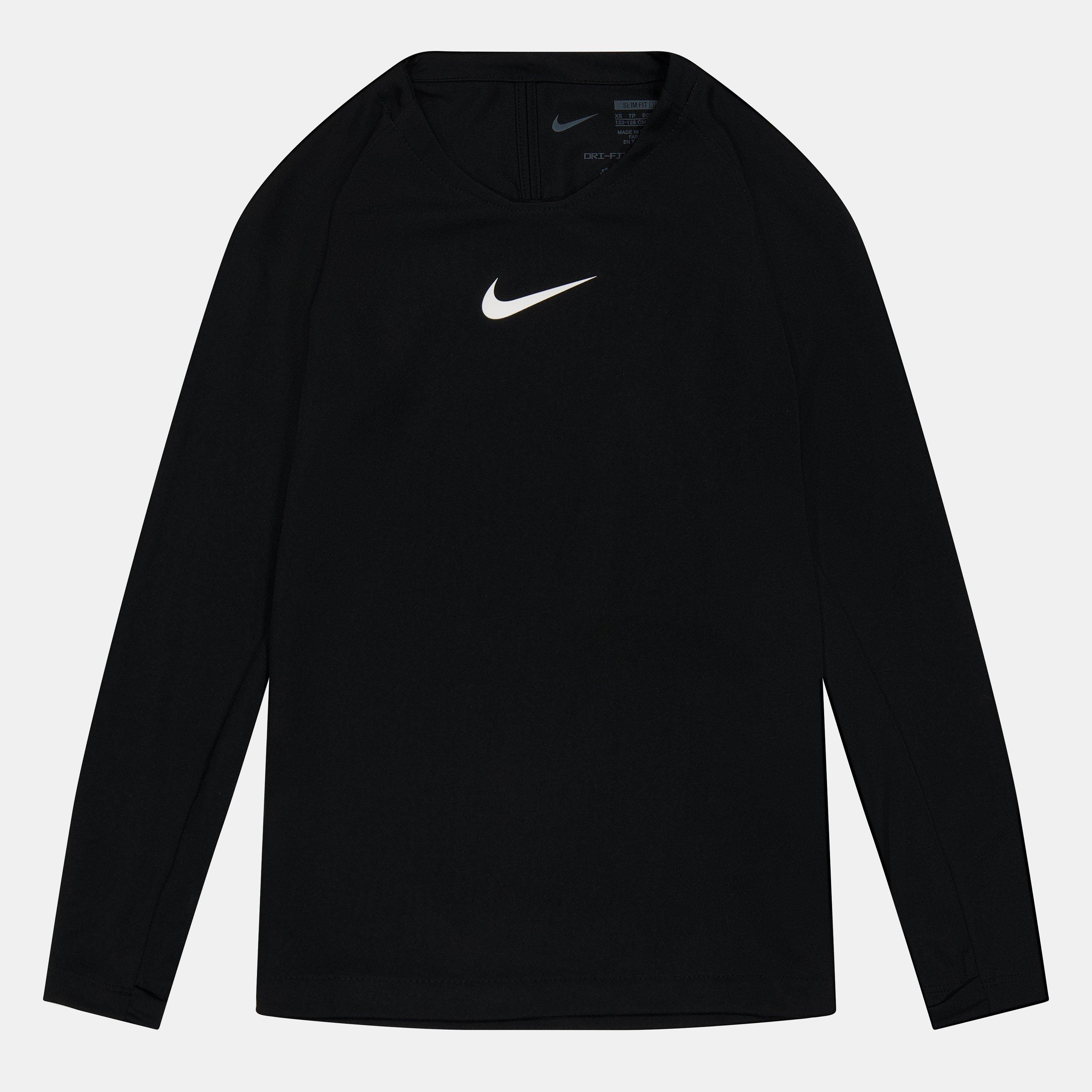 Black - Nike - Kids' Baselayer Top - 1