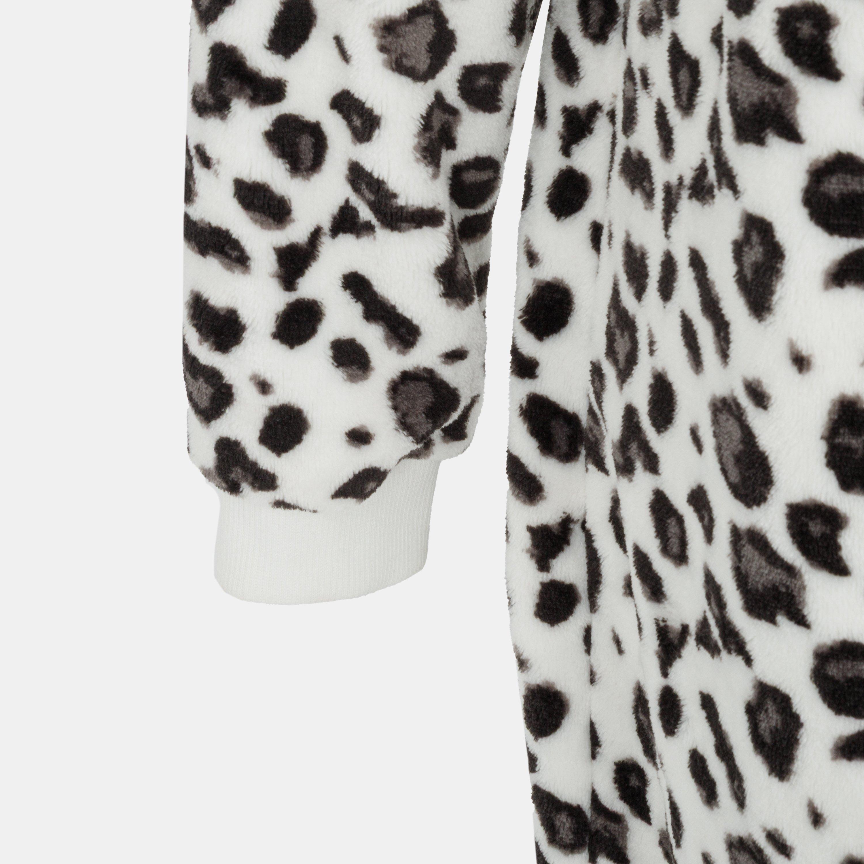 ple - Linea - Leopard Print Fleece Onesie Women - 4