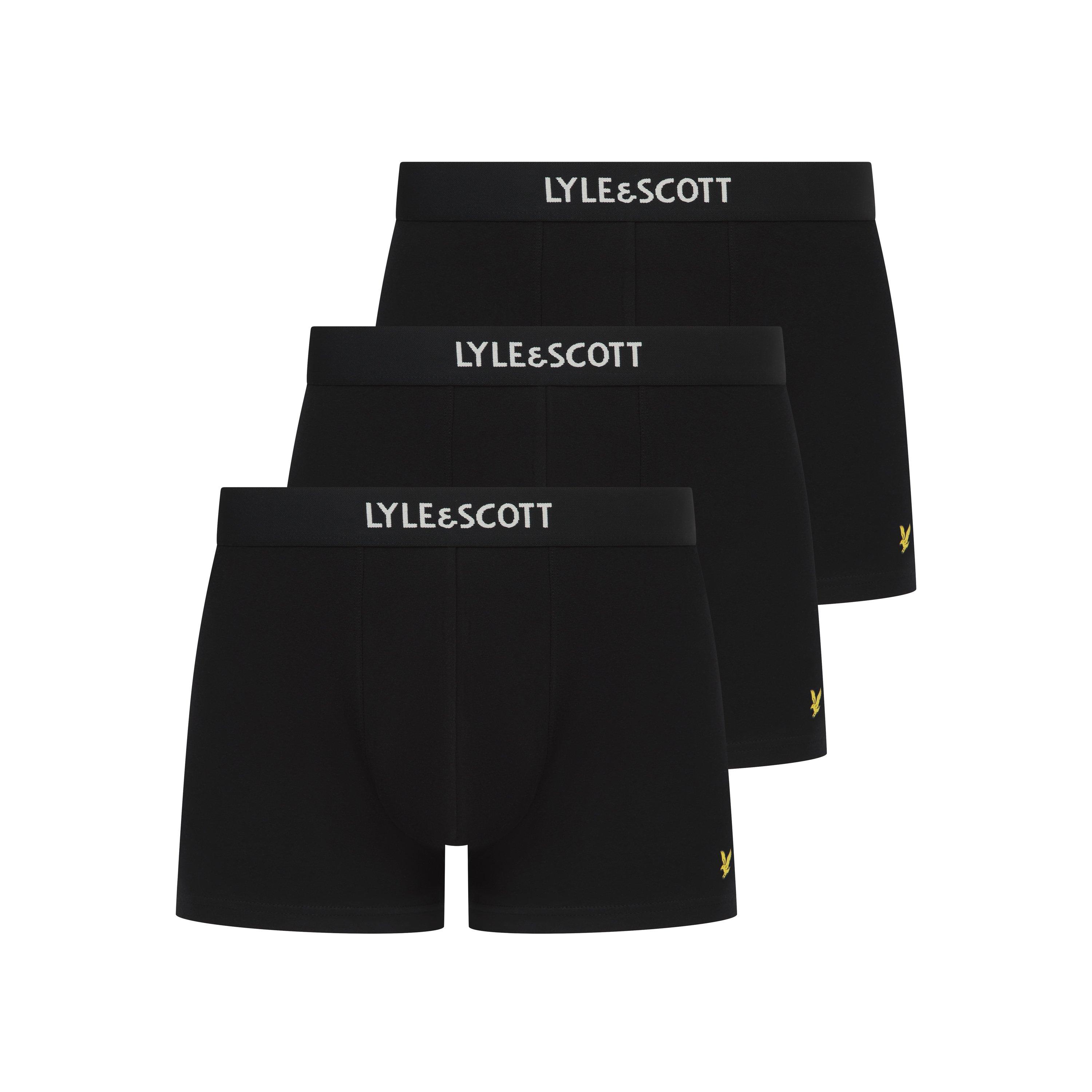 Lyle And Scott Men's Devon Boxers - Black - 2X Large