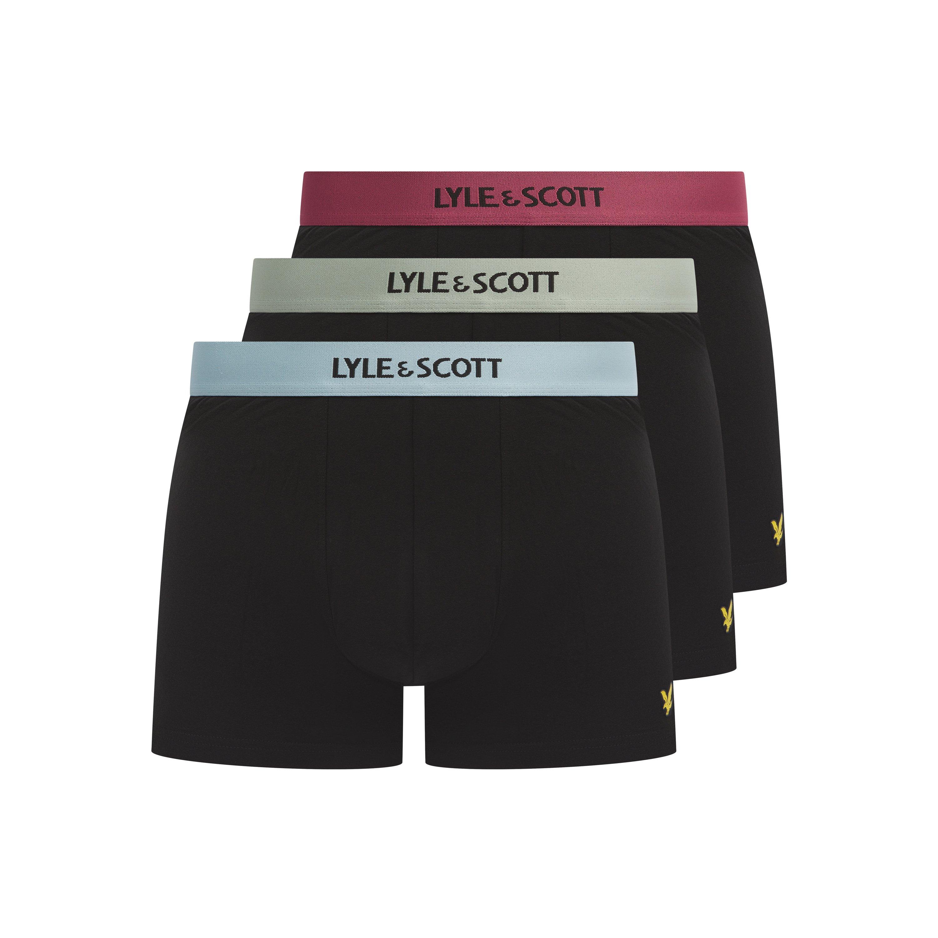 Lyle And Scott Men's Devon Boxers - Black  - Large