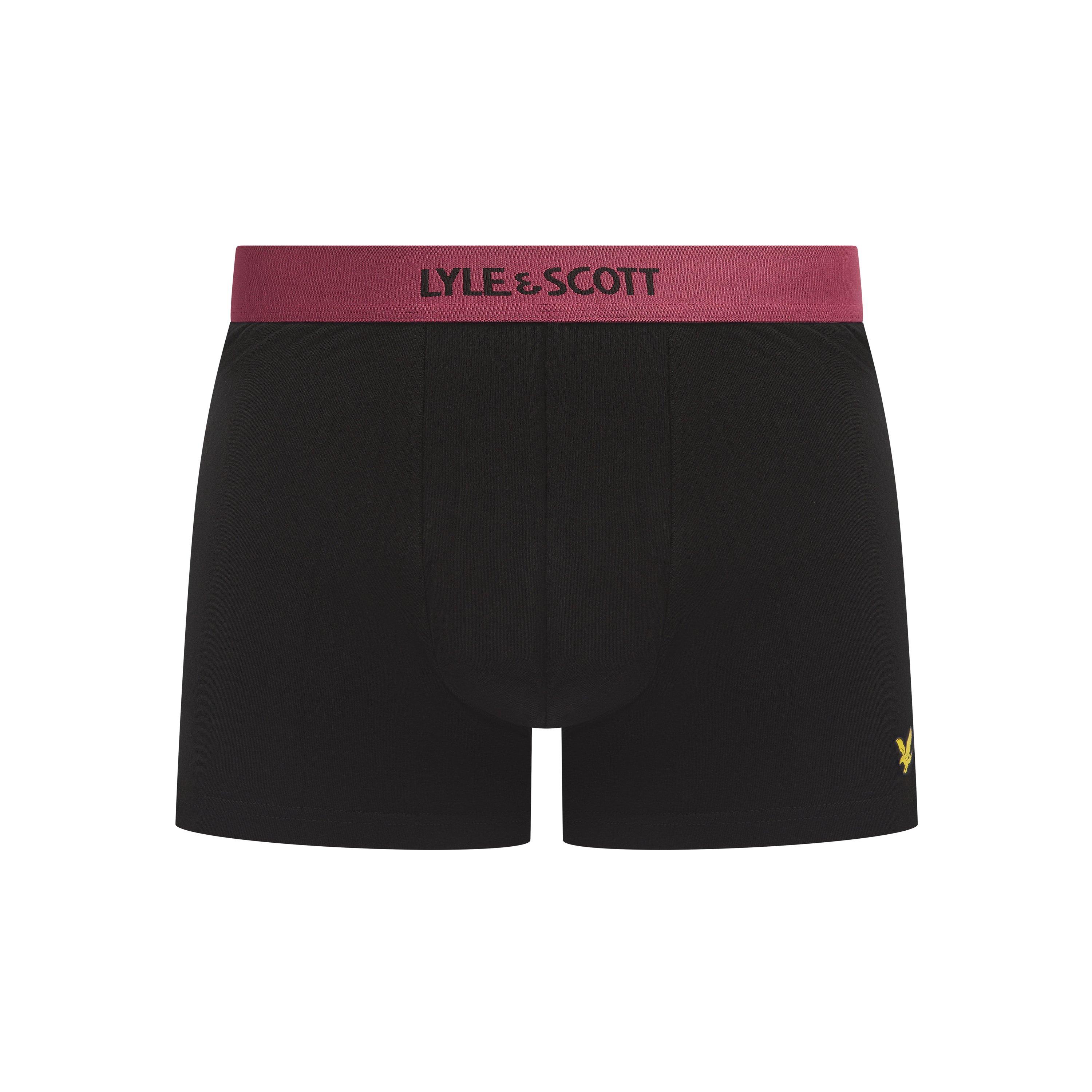 Black Multi - Lyle and Scott - Men's Devon Boxers - 2