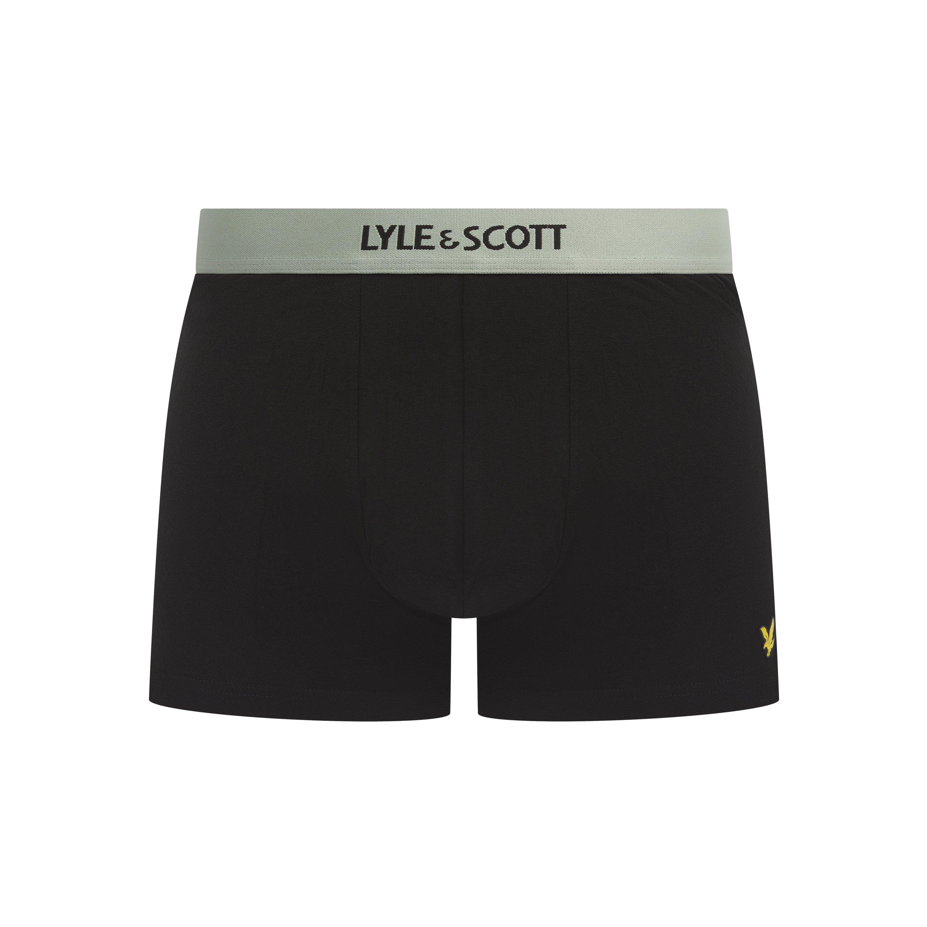 Black Multi - Lyle and Scott - Men's Devon Boxers - 3