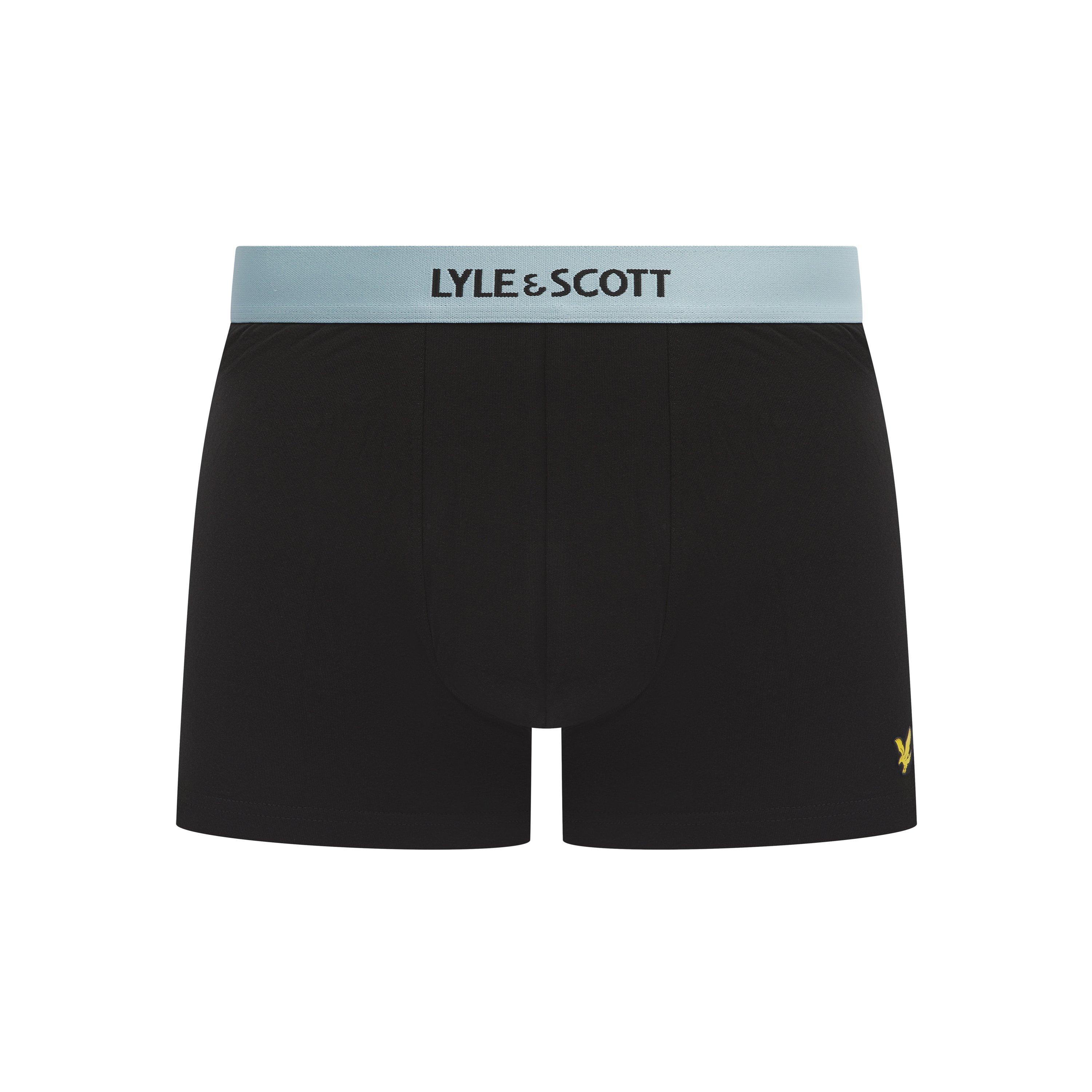 Black Multi - Lyle and Scott - Men's Devon Boxers - 4