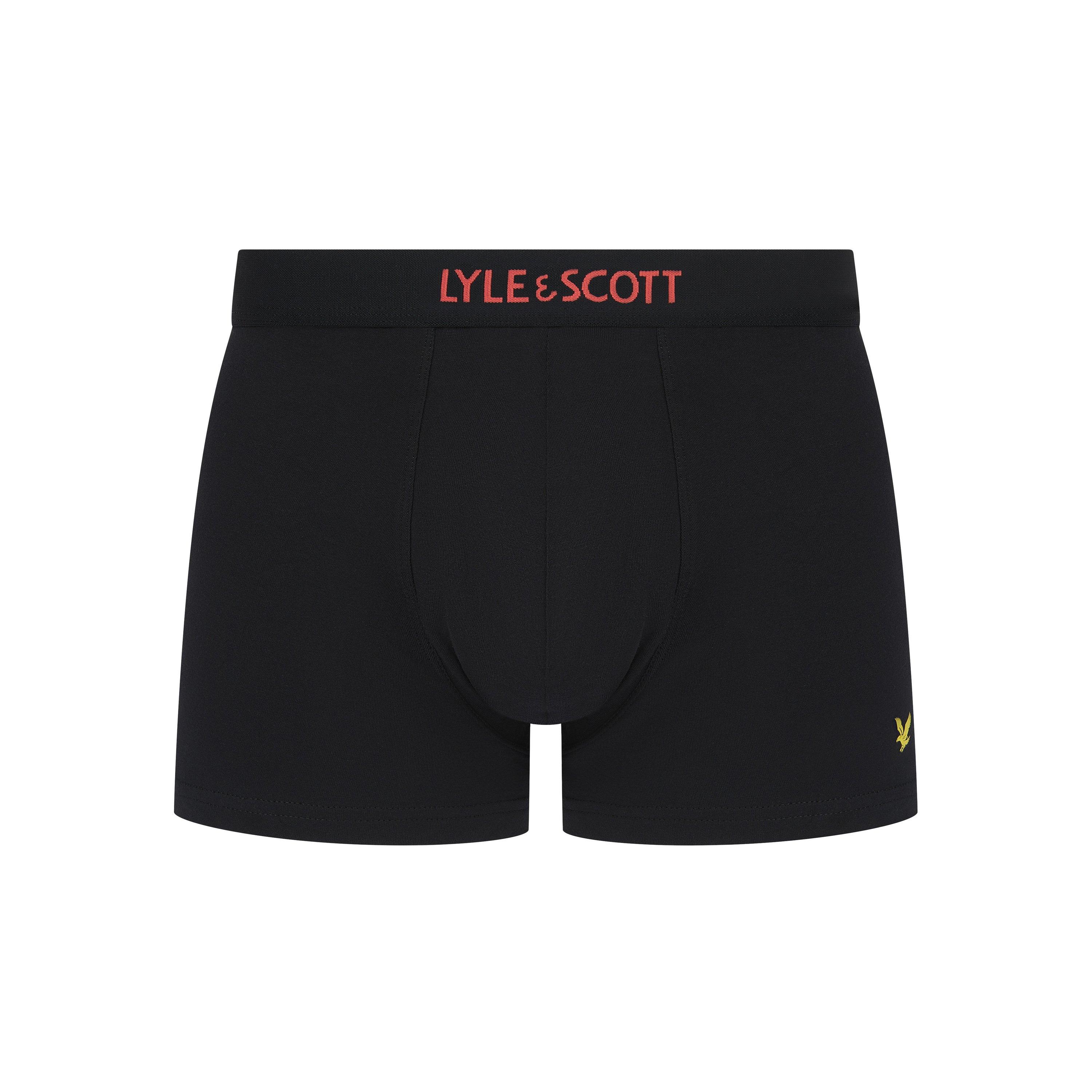 Black Multi Tex - Lyle and Scott - Devon Boxers - 4