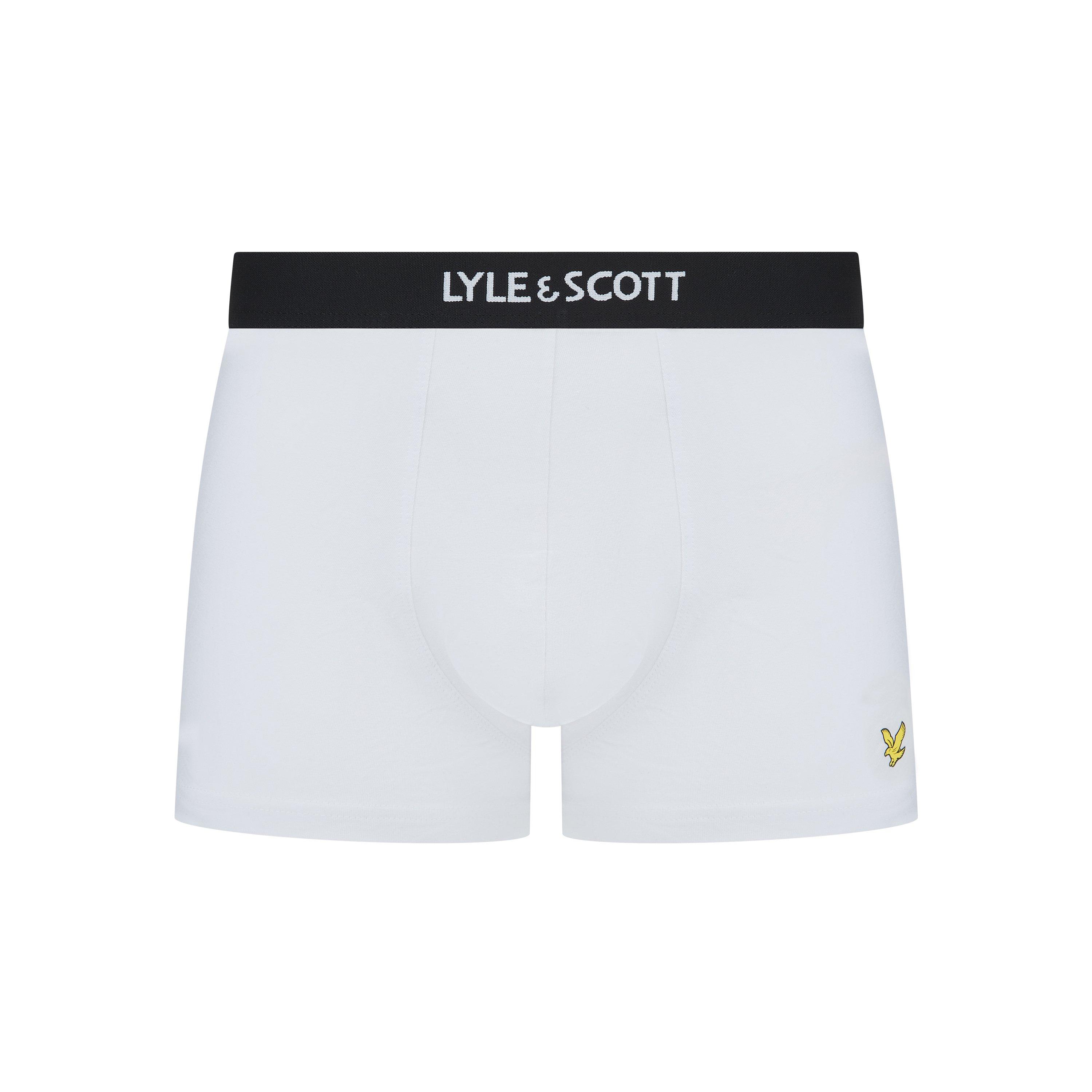 Black/Ivy/White - Lyle and Scott - Men's Devon Boxers - 2