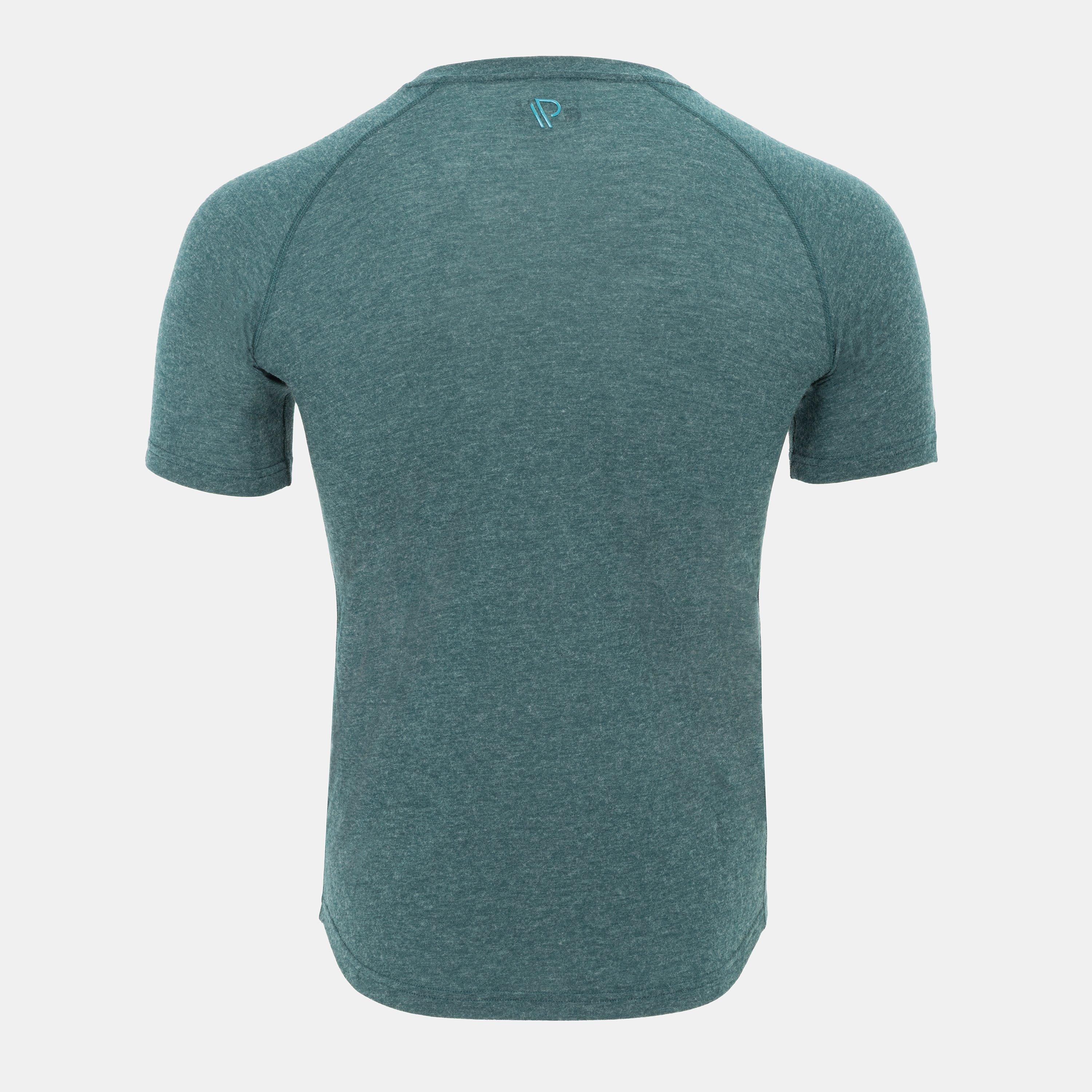 Green Marl - Pinnacle - Merino Short Sleeve Baselayer - 2