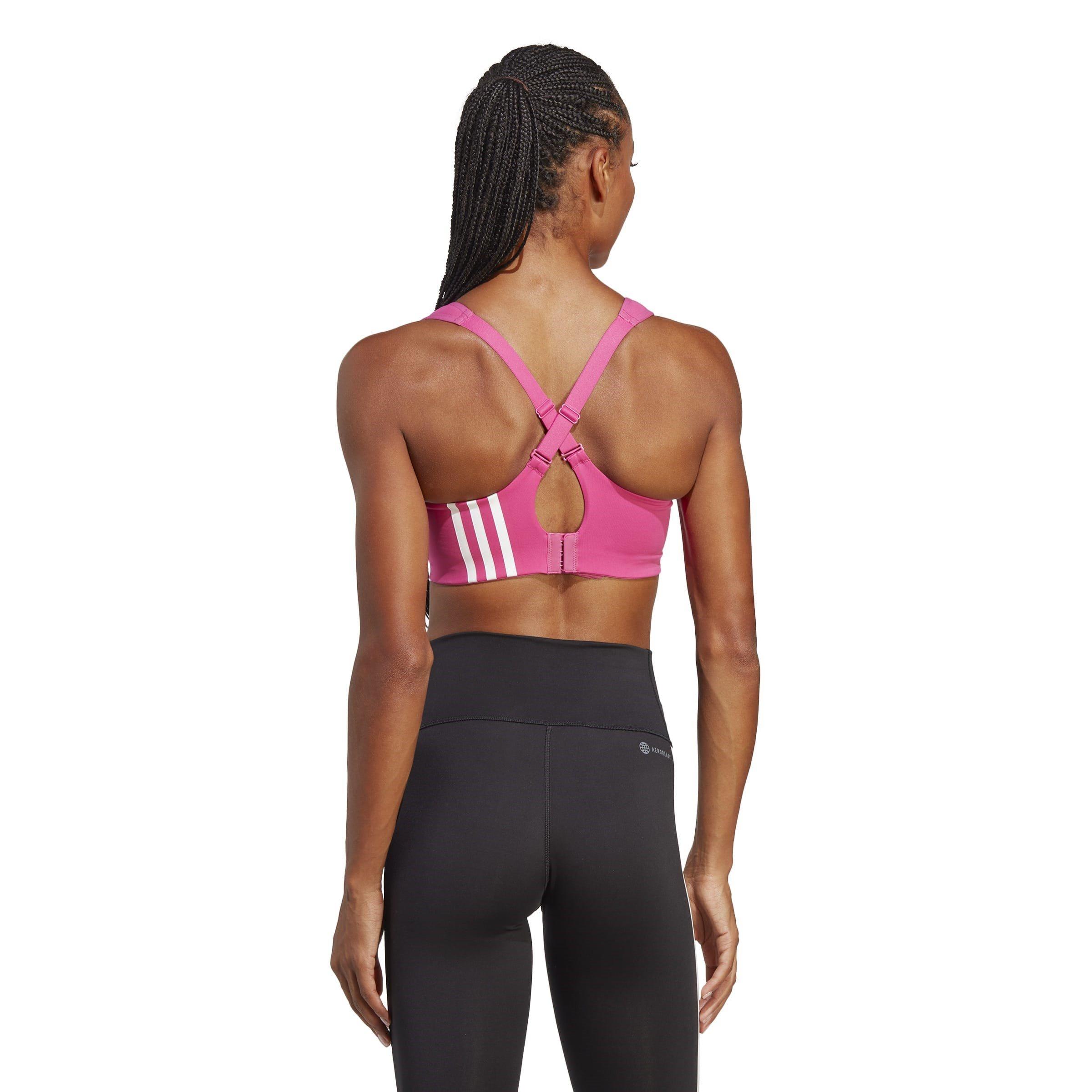 Fuchsia/Wit - adidas - Tailored Impact Training High-Support Bra Womens - 4