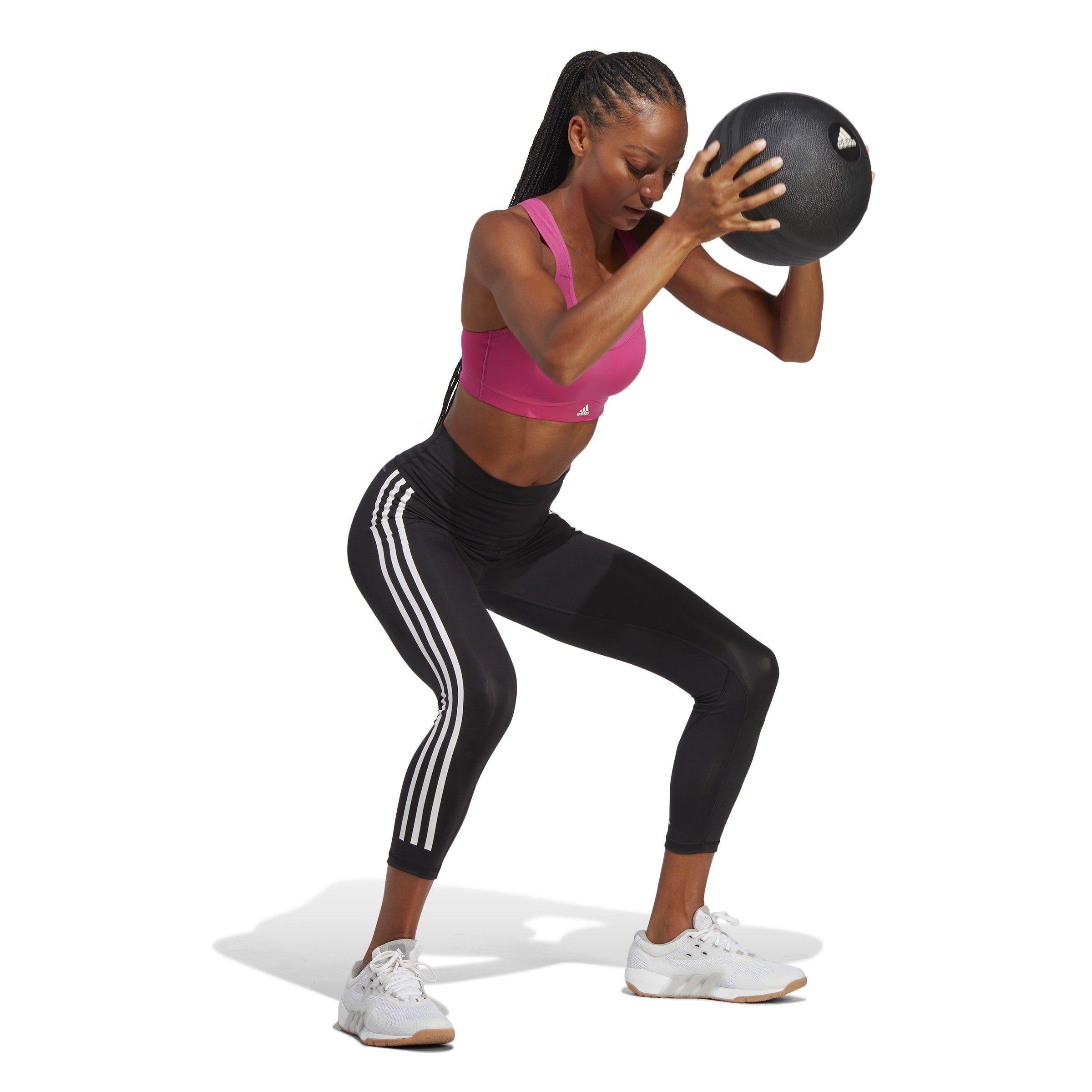 Fuchsia/Wit - adidas - Tailored Impact Training High-Support Bra Womens - 5