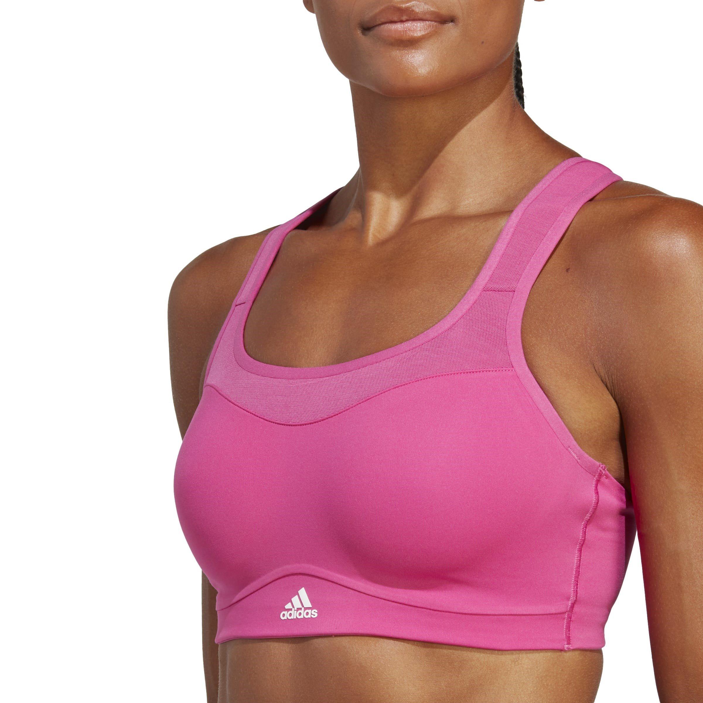 Fuchsia/Wit - adidas - Tailored Impact Training High-Support Bra Womens - 7