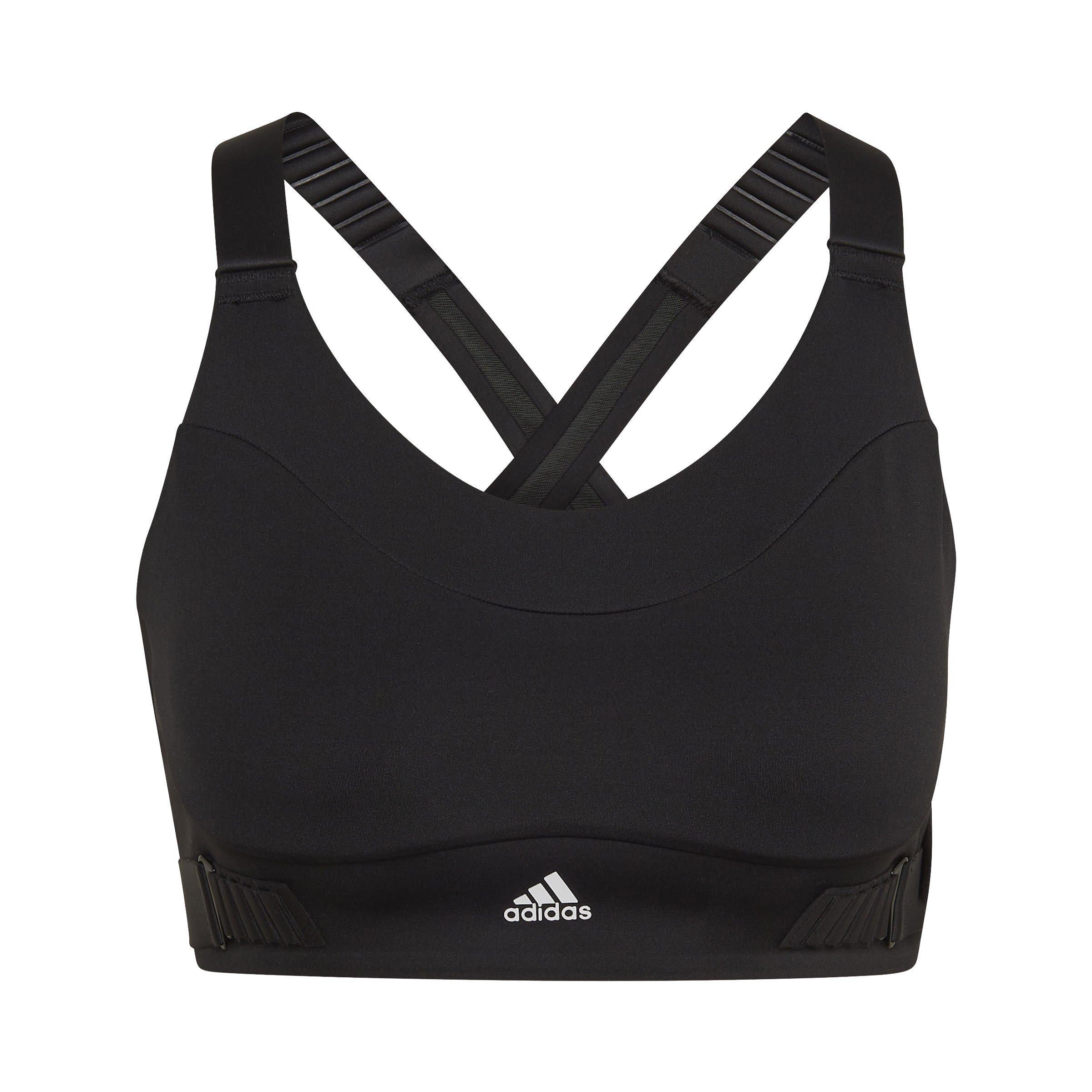 Schwarz/Weiß - adidas - Fastimpact Luxe Run High-Support Bra Womens - 1