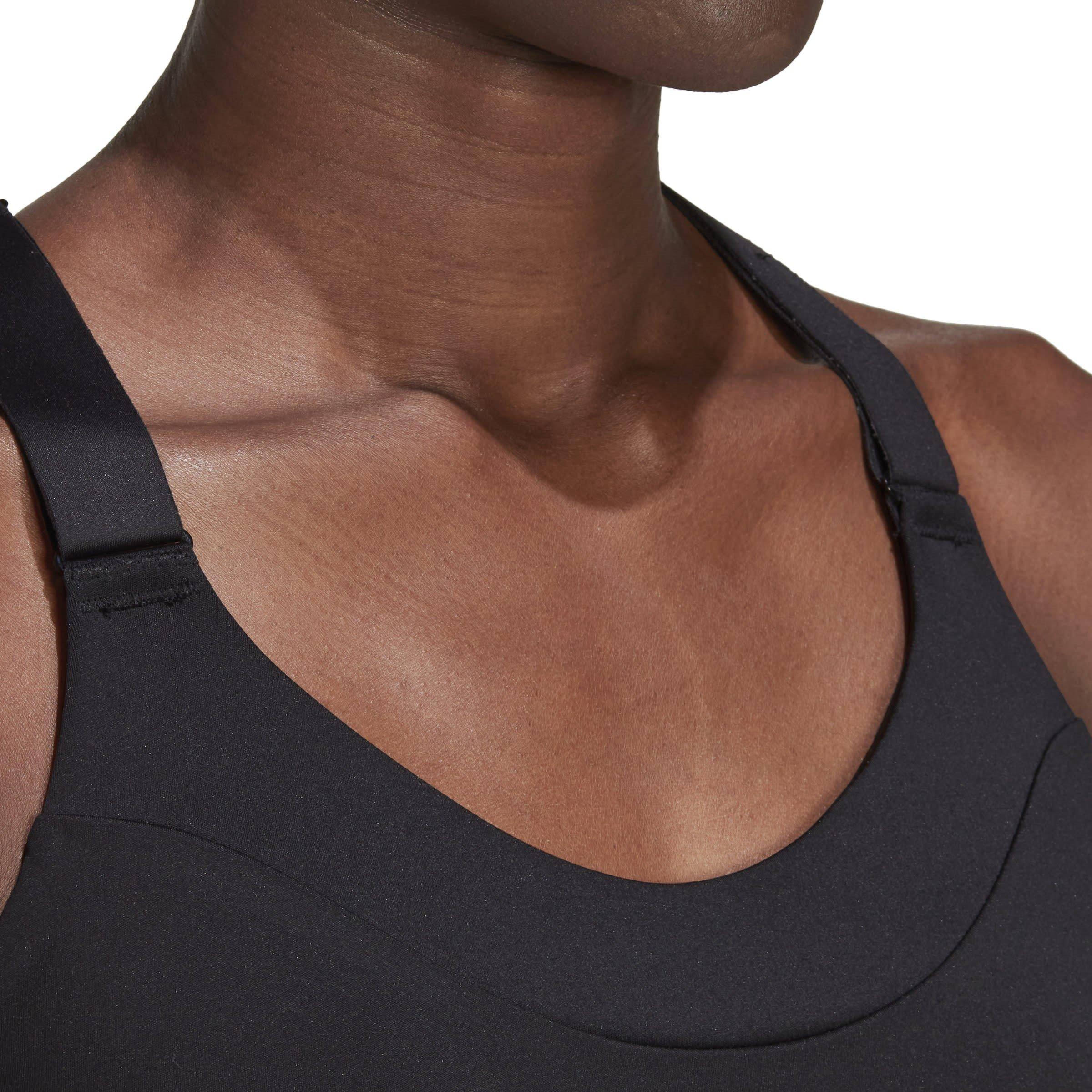 Schwarz/Weiß - adidas - Fastimpact Luxe Run High-Support Bra Womens - 7