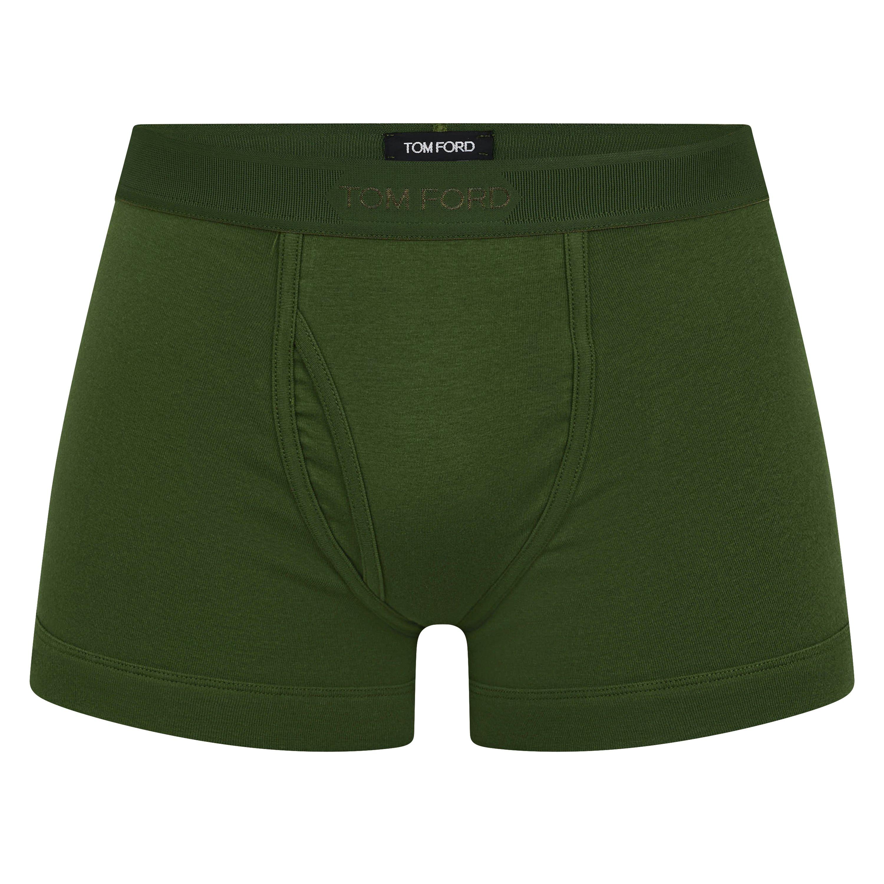 Tom Ford Men's Cotton Boxers - Khaki - Medium