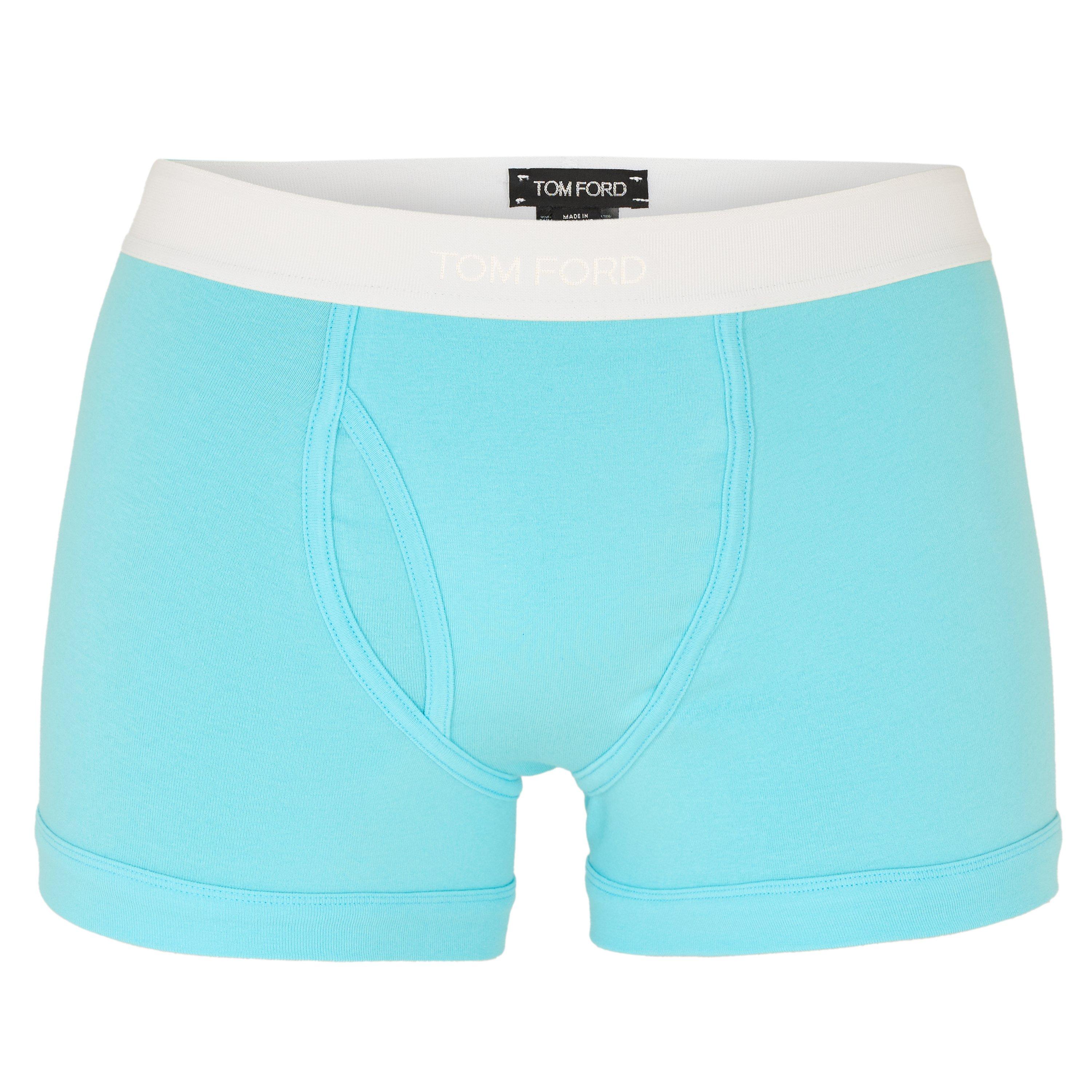 Capri Blue - Tom Ford - Tom F U Cotton Boxer Sn62 - 1