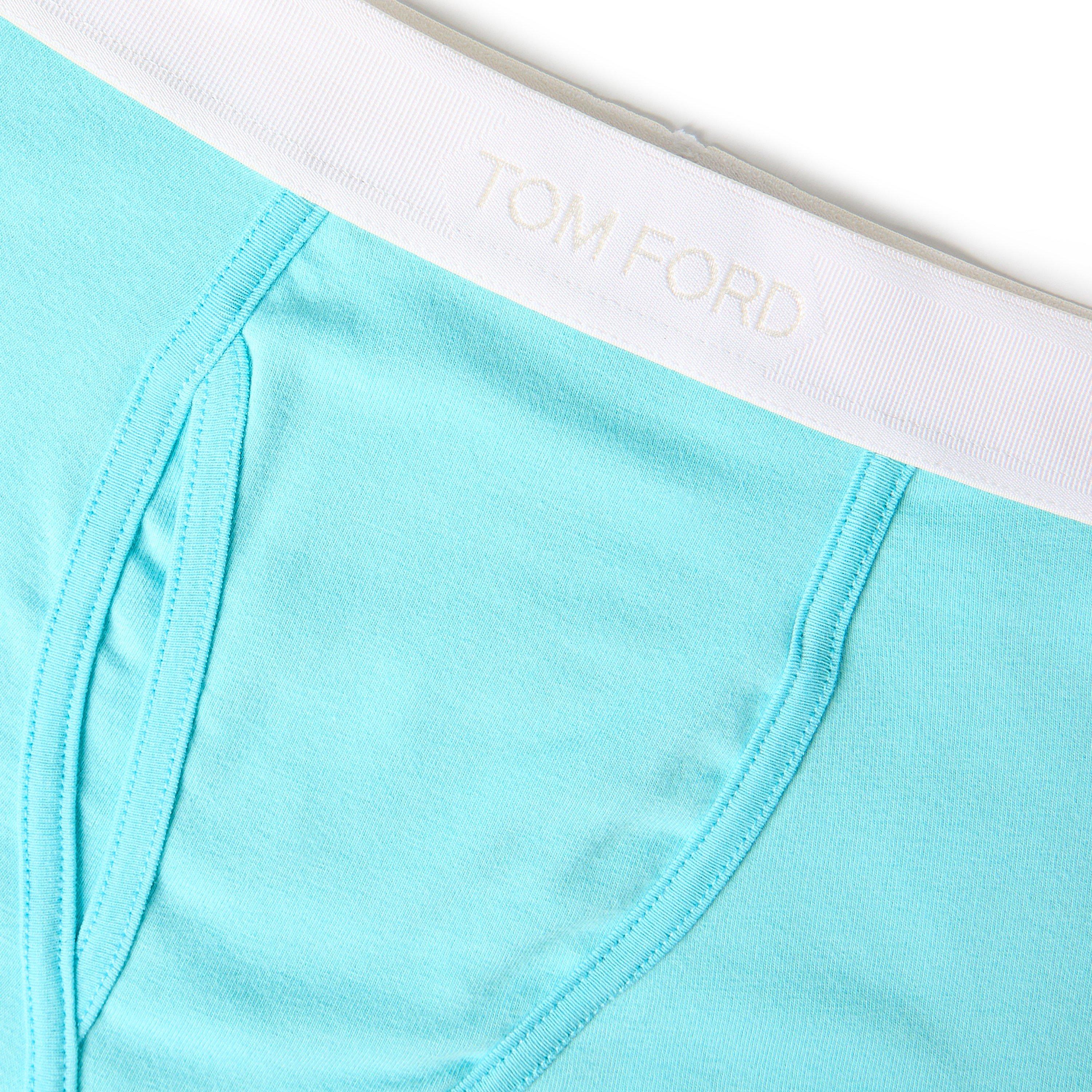 Capri Blue - Tom Ford - Tom F U Cotton Boxer Sn62 - 3