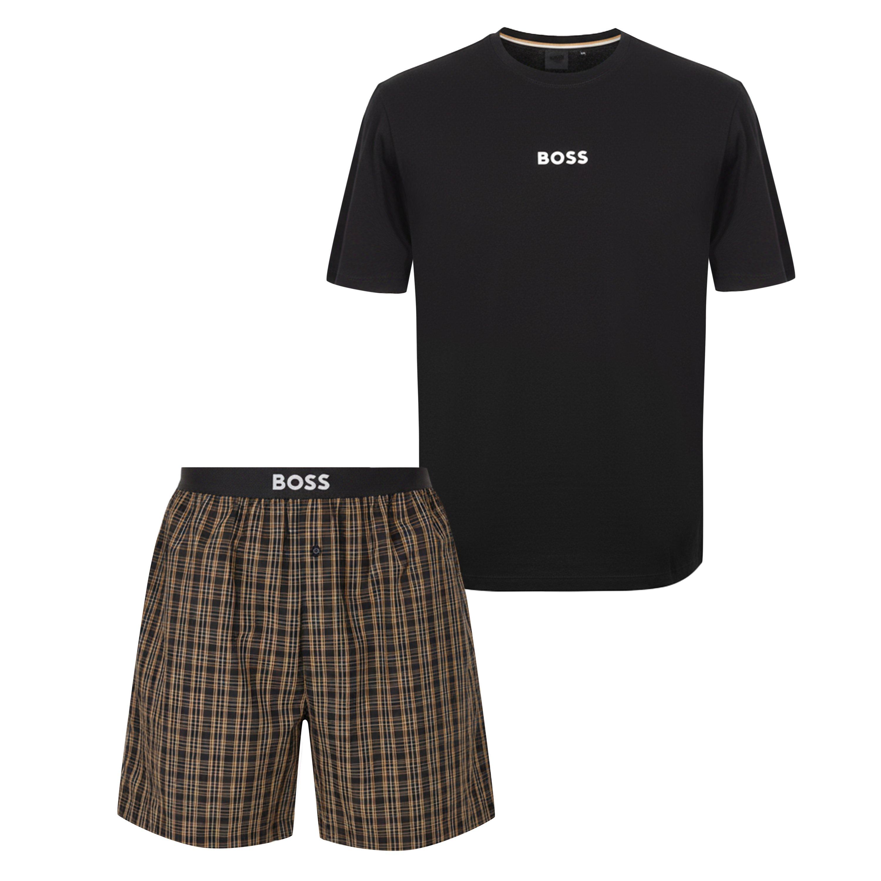 Black - Boss - Boss Easy Short Set 10269540 01 - 1