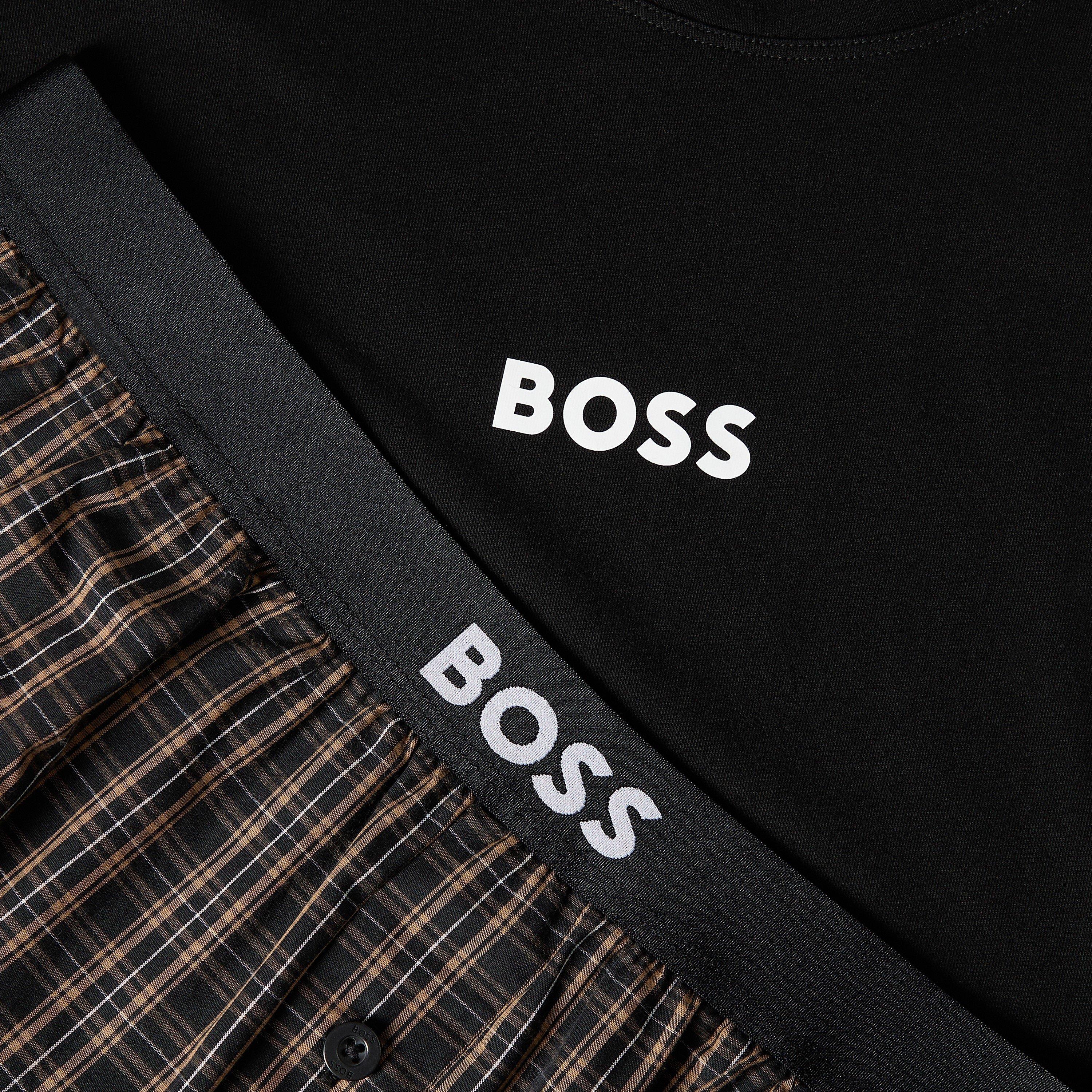 Black - Boss - Boss Easy Short Set 10269540 01 - 3