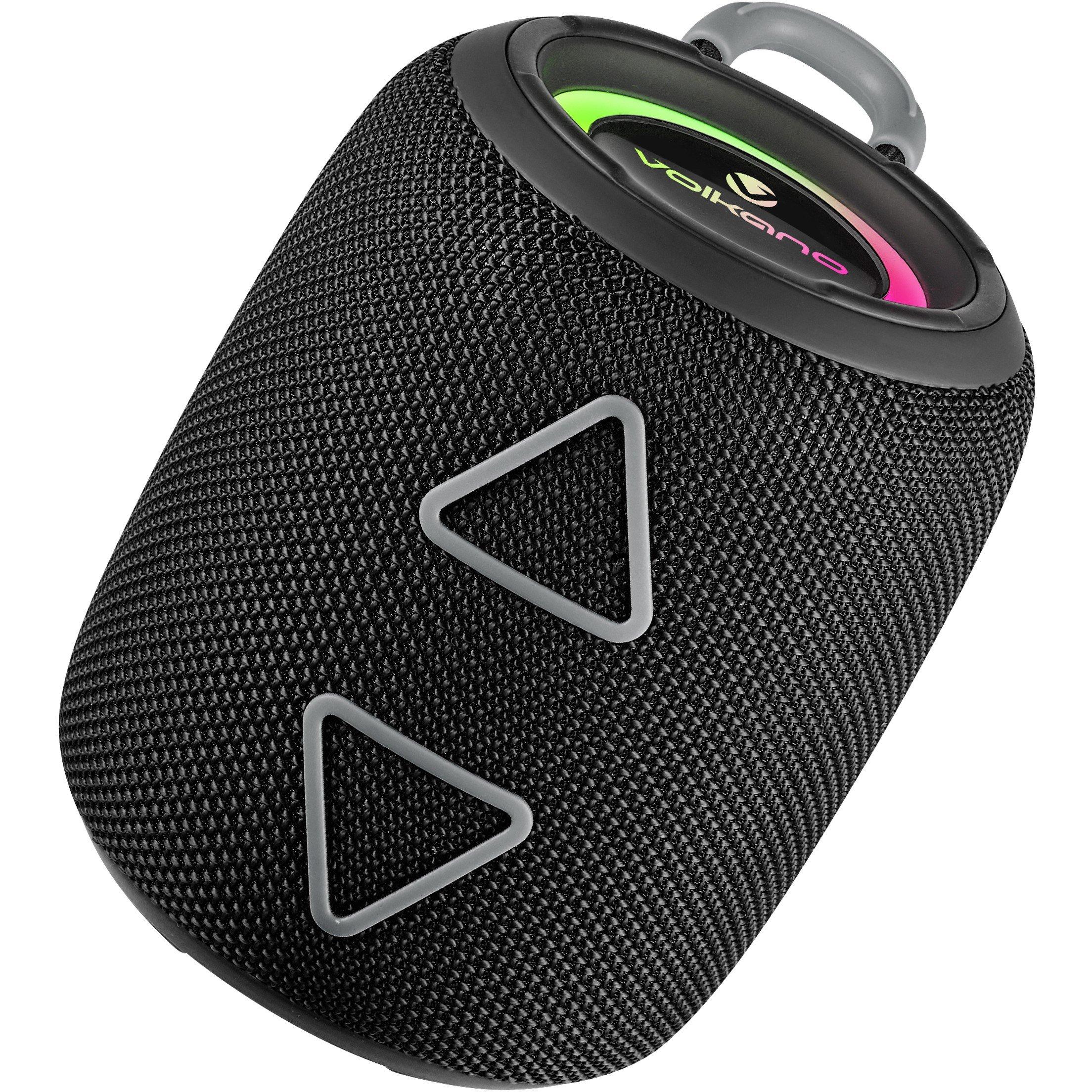 Black - Volkano - Volkano Topaz Series Bluetooth Portable Speaker - 2