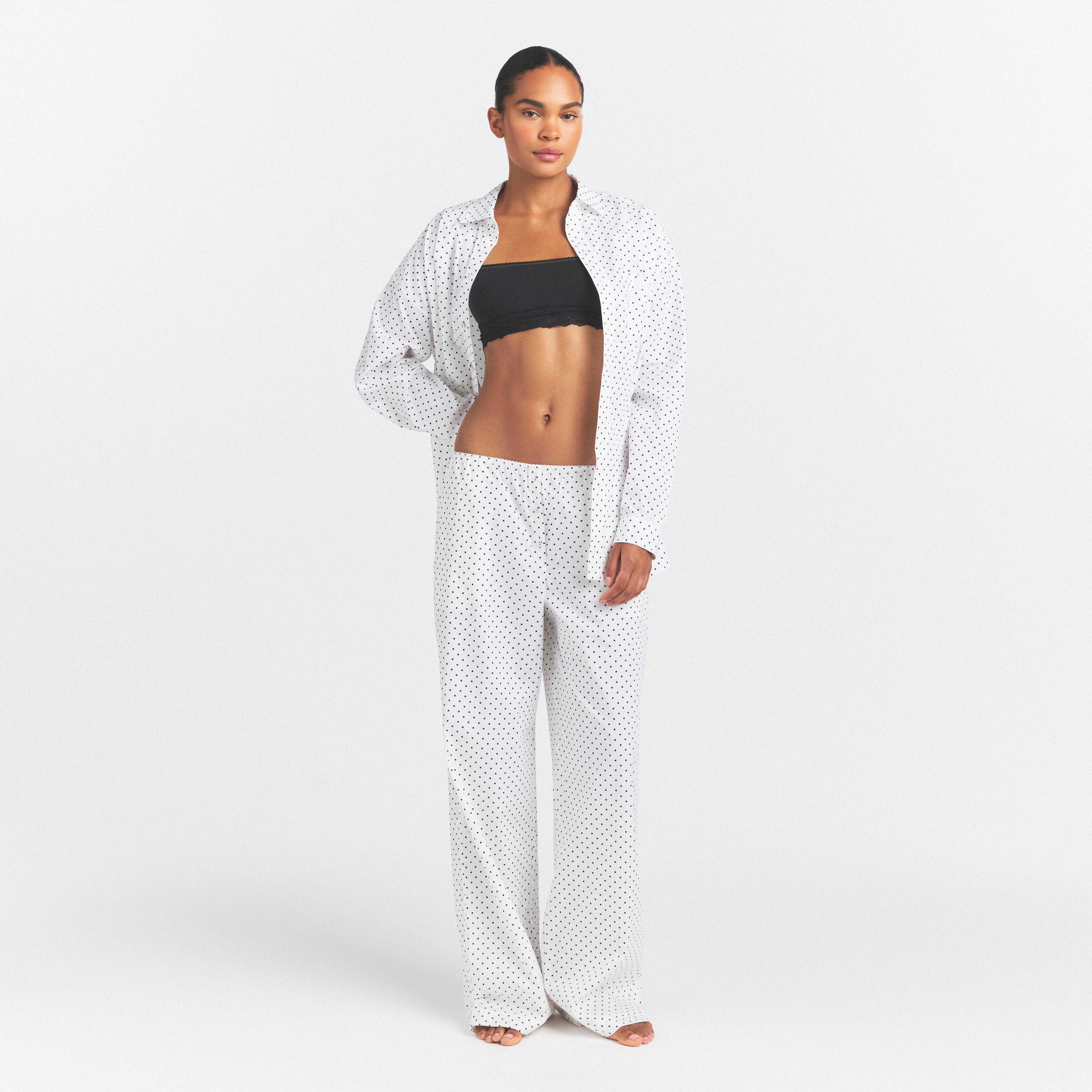 ONYX DOT PRINT - SKIMS - Women's Oversized Long Sleeve Pyjama Set - 2