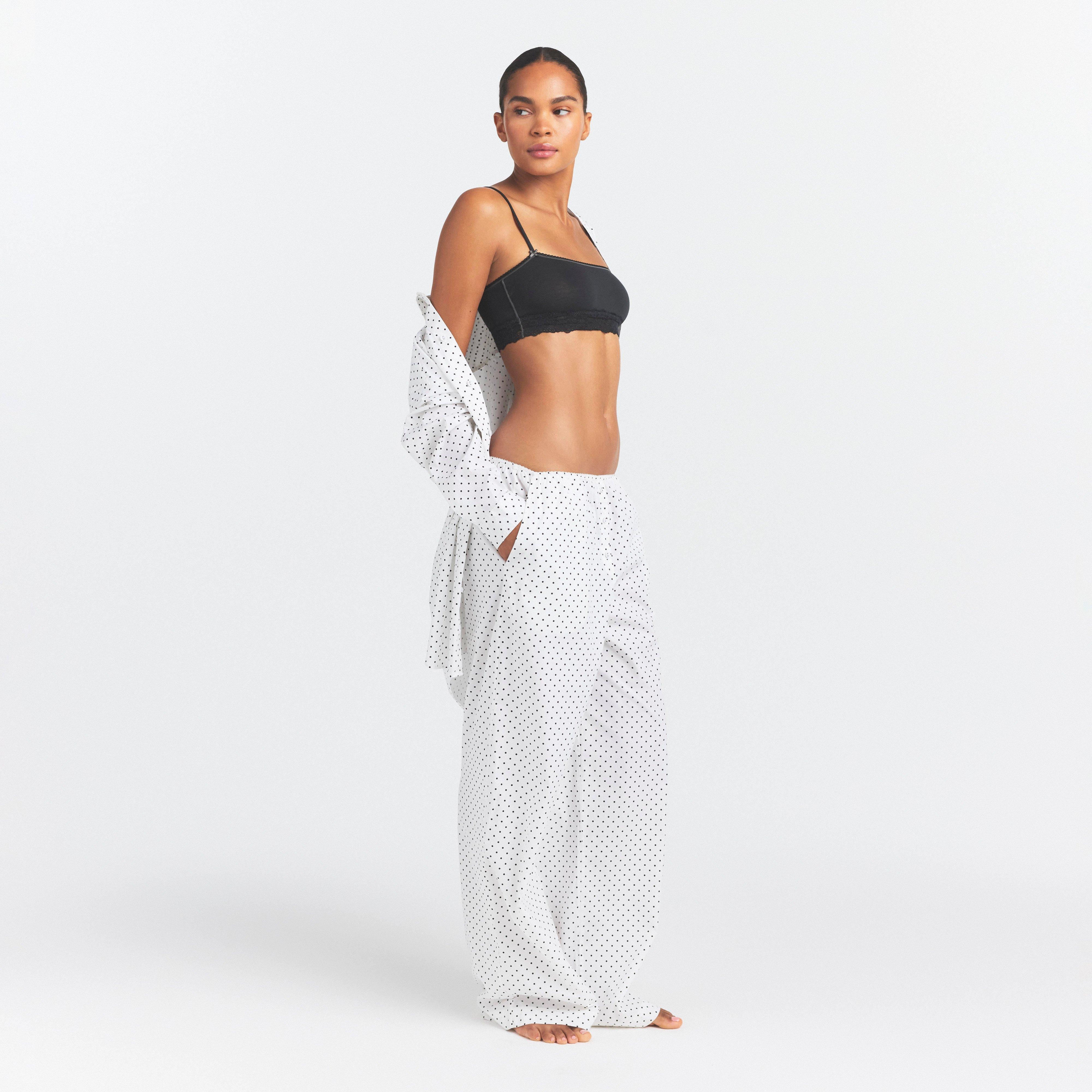 ONYX DOT PRINT - SKIMS - Women's Oversized Long Sleeve Pyjama Set - 3