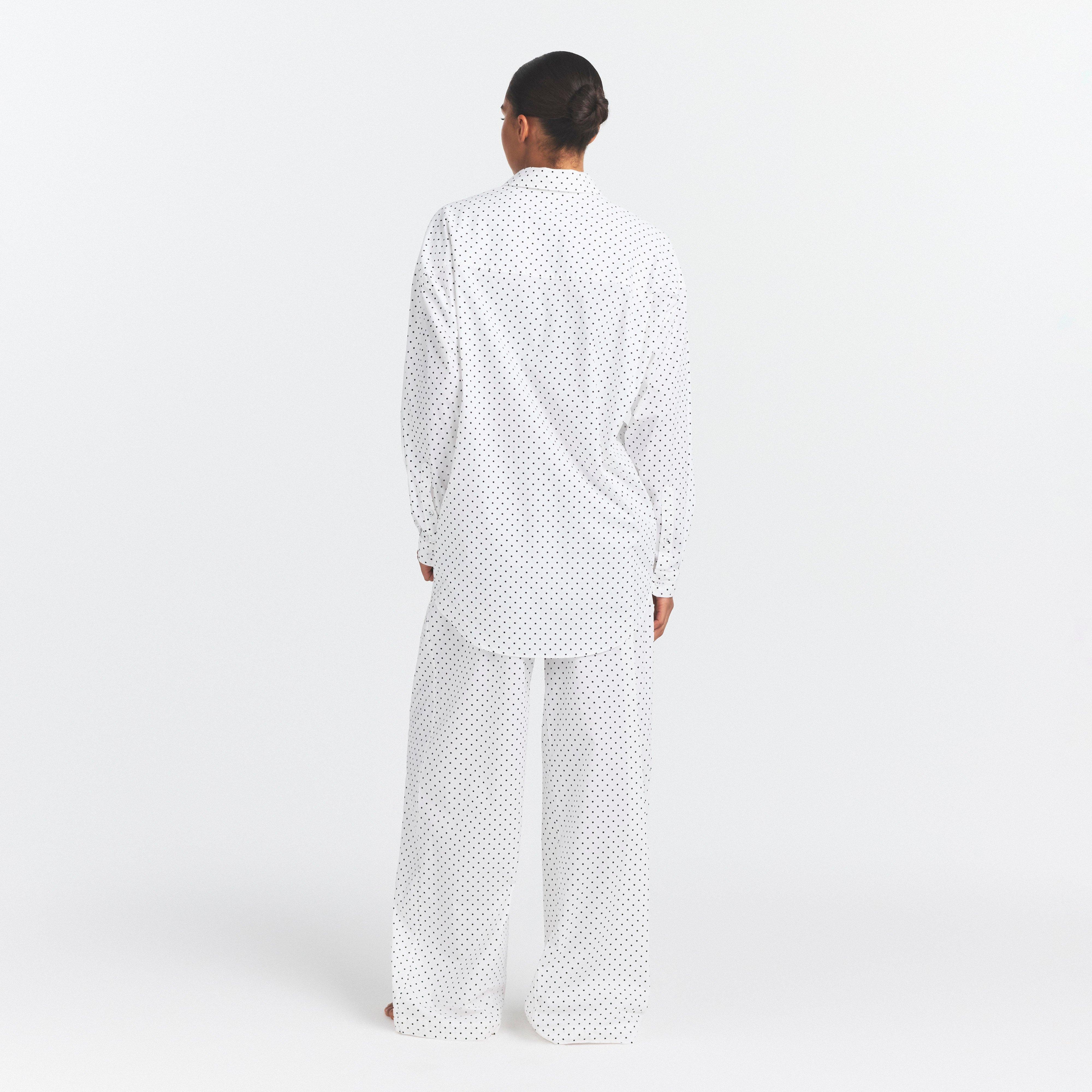 ONYX DOT PRINT - SKIMS - Women's Oversized Long Sleeve Pyjama Set - 4