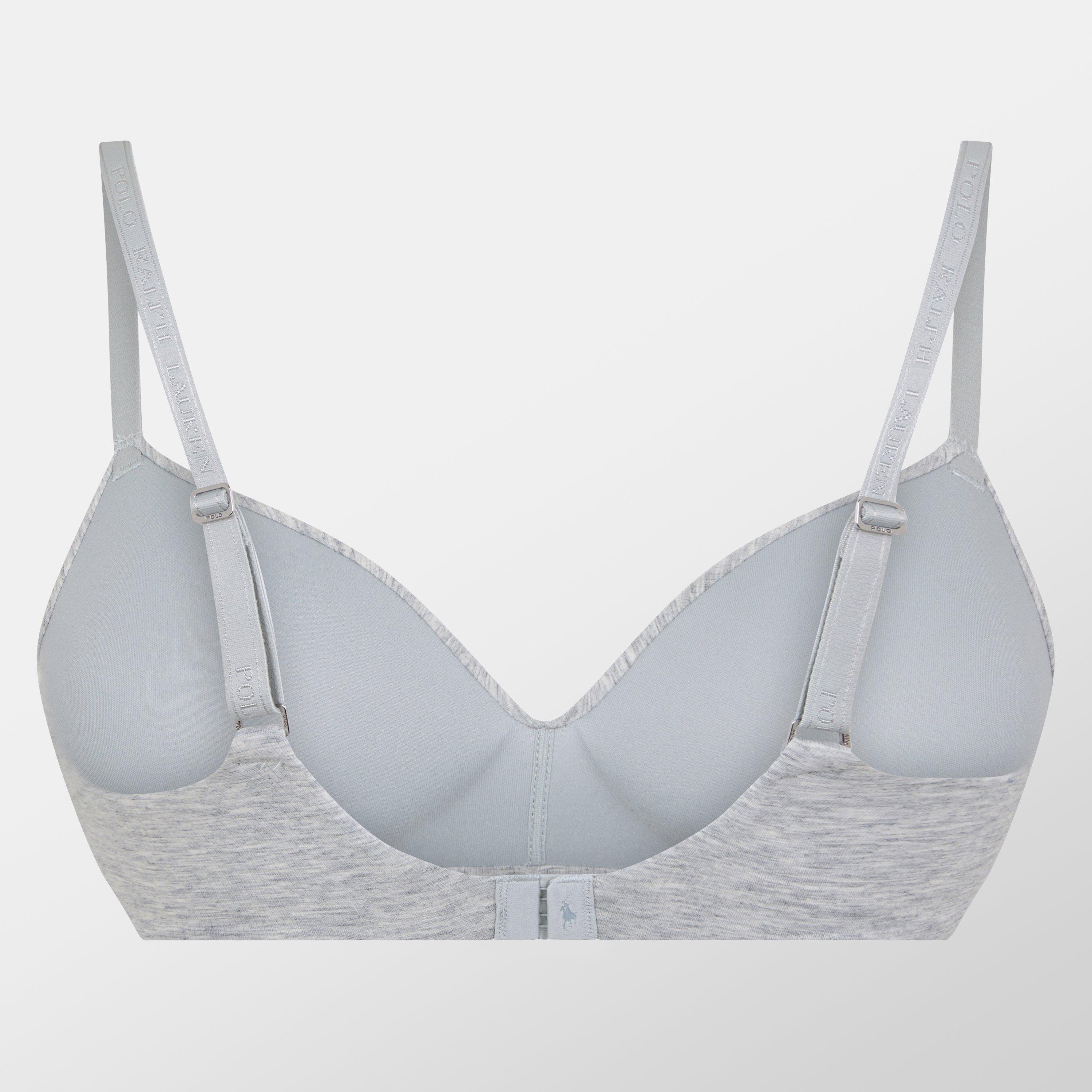 Heather Grey - Polo Ralph Lauren - Plunge Bra - 2