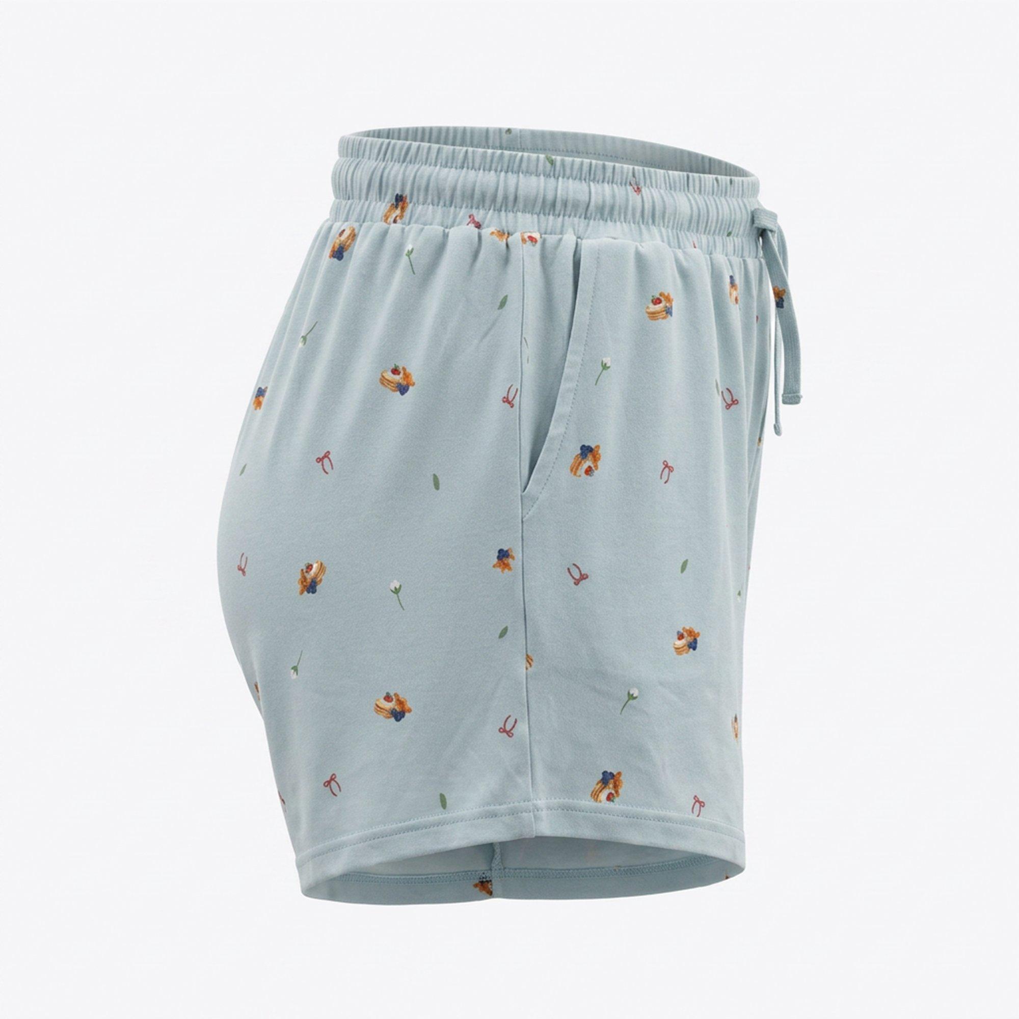 Blå Ditsy - Linea - Linea LS T/Short Set Ld64 - 7